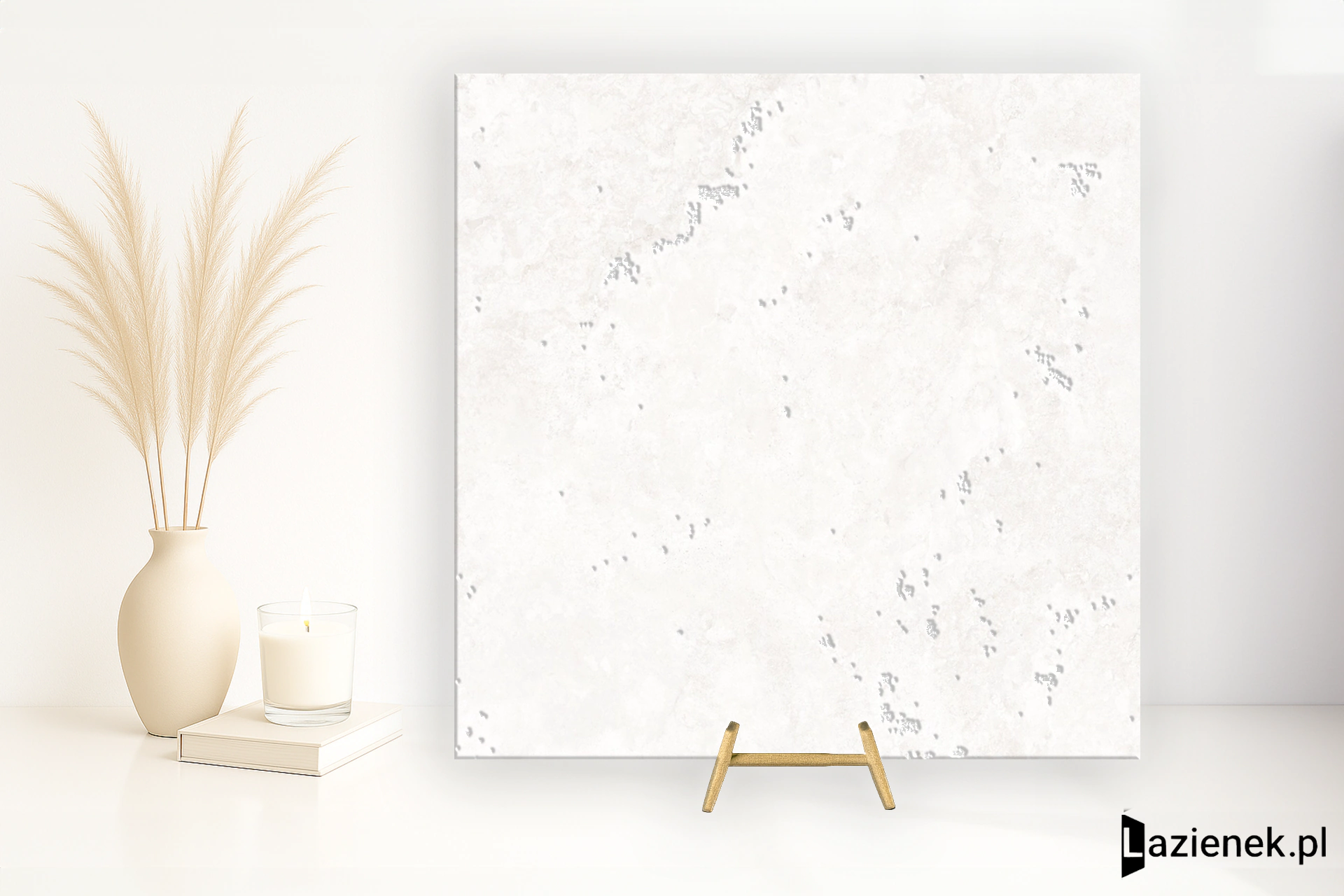 Saime Travertino Crosscut Bianco naturalna 15x15 cm gr. 8 mm - płytka nierektyfikowana / 7690003