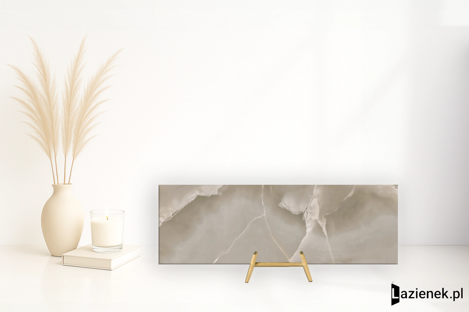Saime Shine Crema naturalna 30x90 cm gr. 6 mm - płytka rektyfikowana / T624039