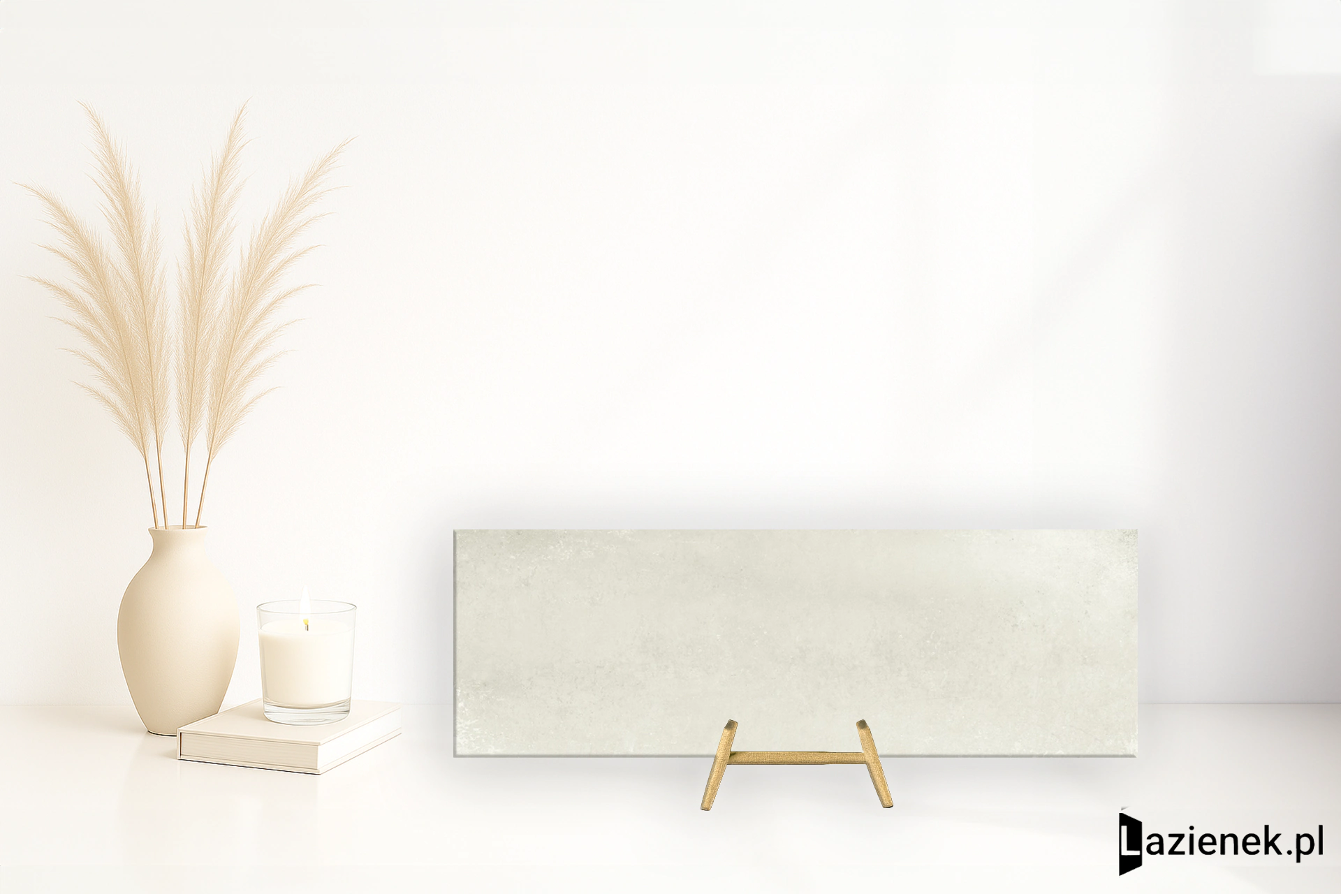 Saime Ferrocemento Bianco naturalna 90x270 cm gr. 6 mm - płytka rektyfikowana / T622245