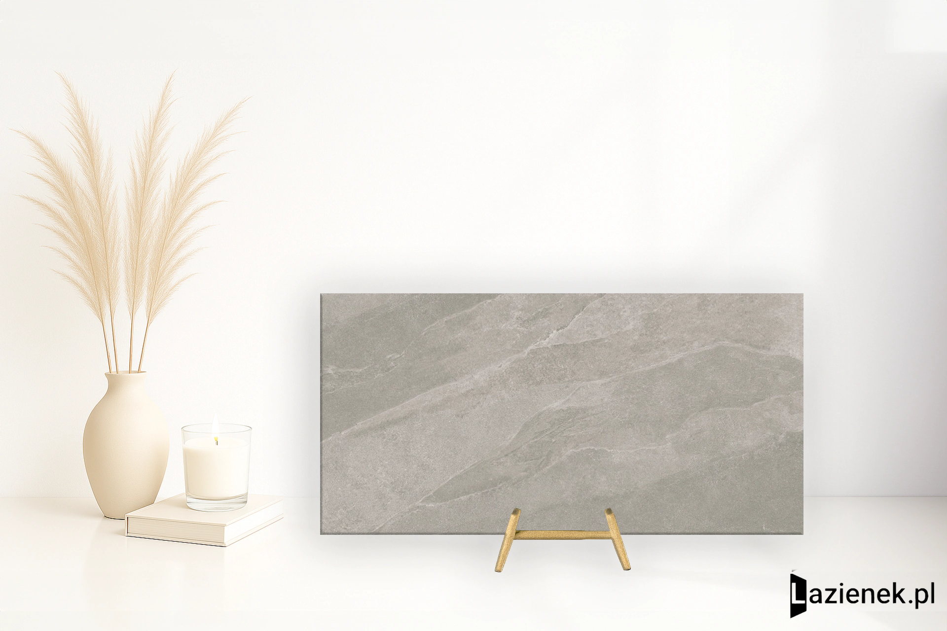 Saime Titano Cenere naturalna 60x120 cm gr. 9 mm - płytka rektyfikowana / 8661046