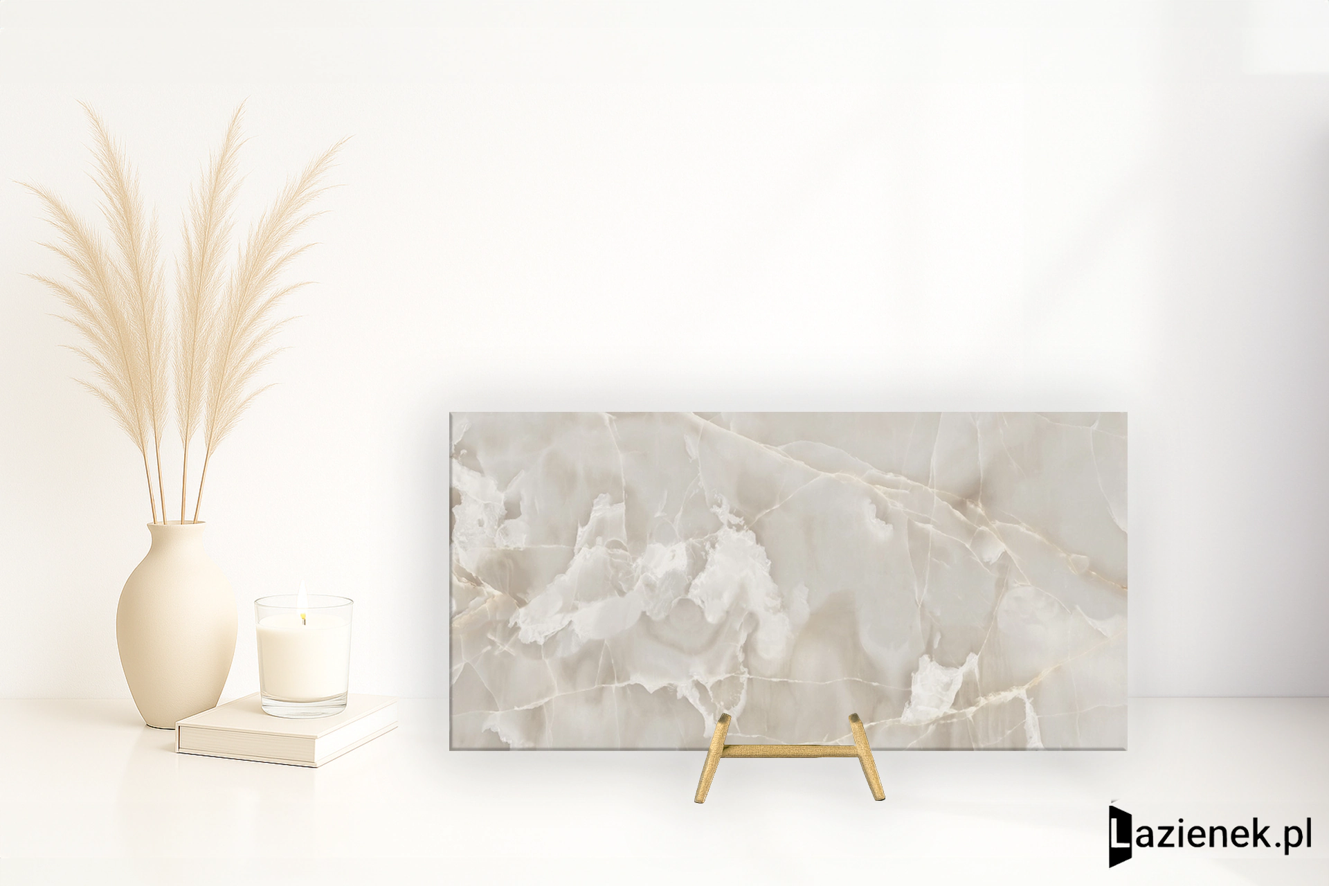 Saime Shine Bianco błyszcząca 60x120 cm gr. 9 mm - płytka rektyfikowana / 8660135