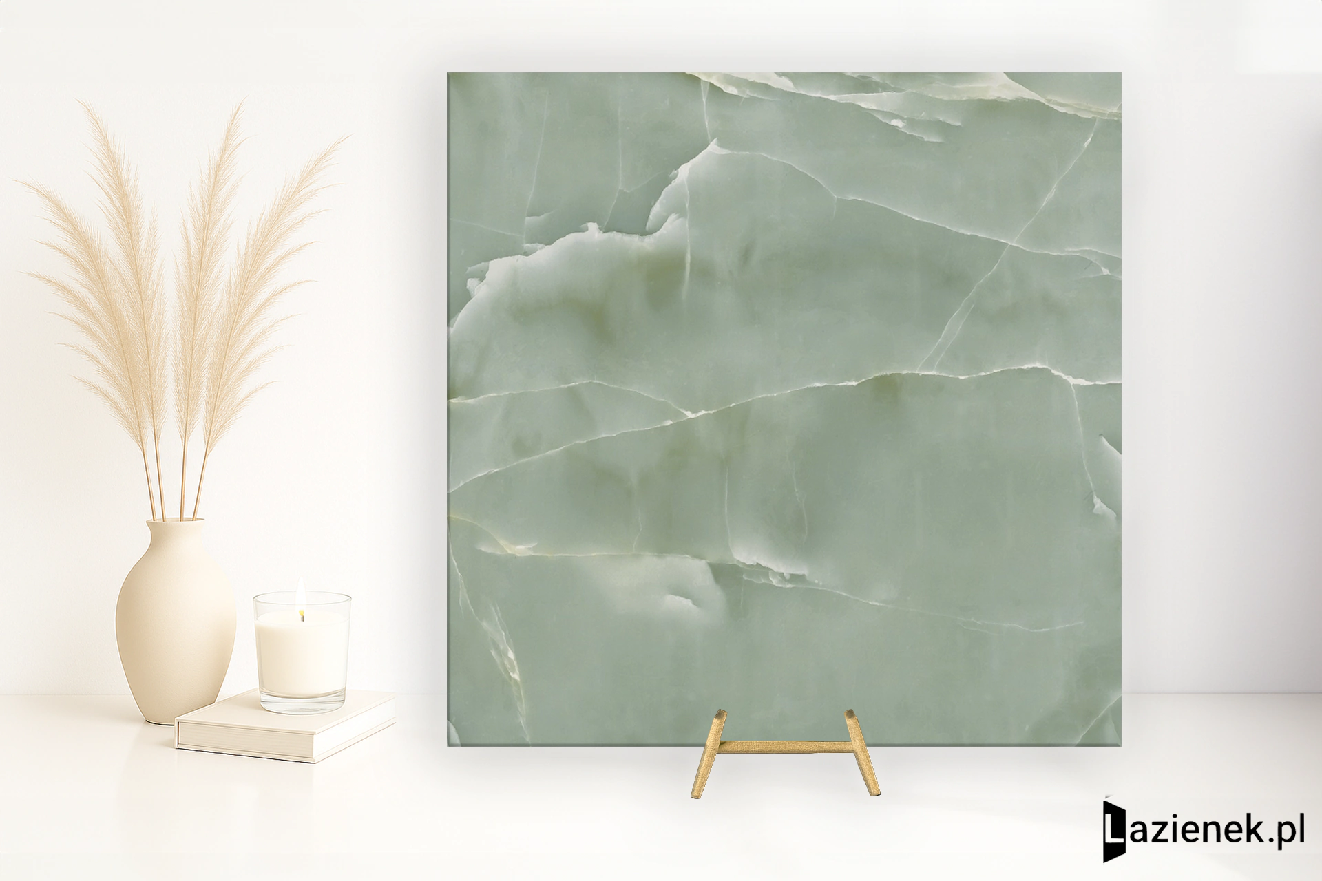 Saime Shine Acquamarina błyszcząca 60x60 cm gr. 9 mm - płytka rektyfikowana / 8660106