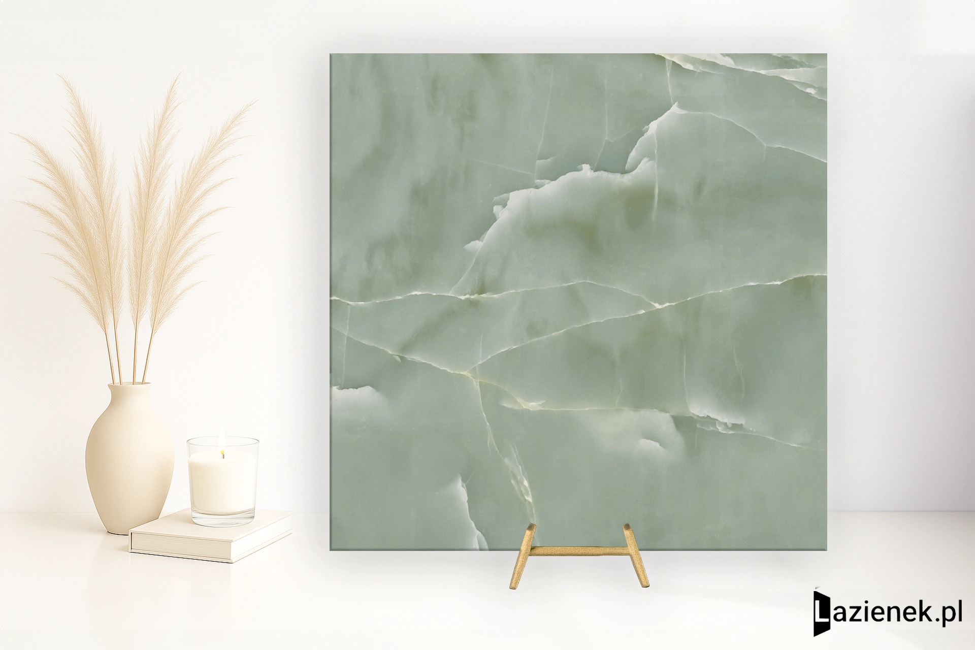 Saime Shine Acquamarina naturalna 90x90 cm gr. 6 mm - płytka rektyfikowana / T624008