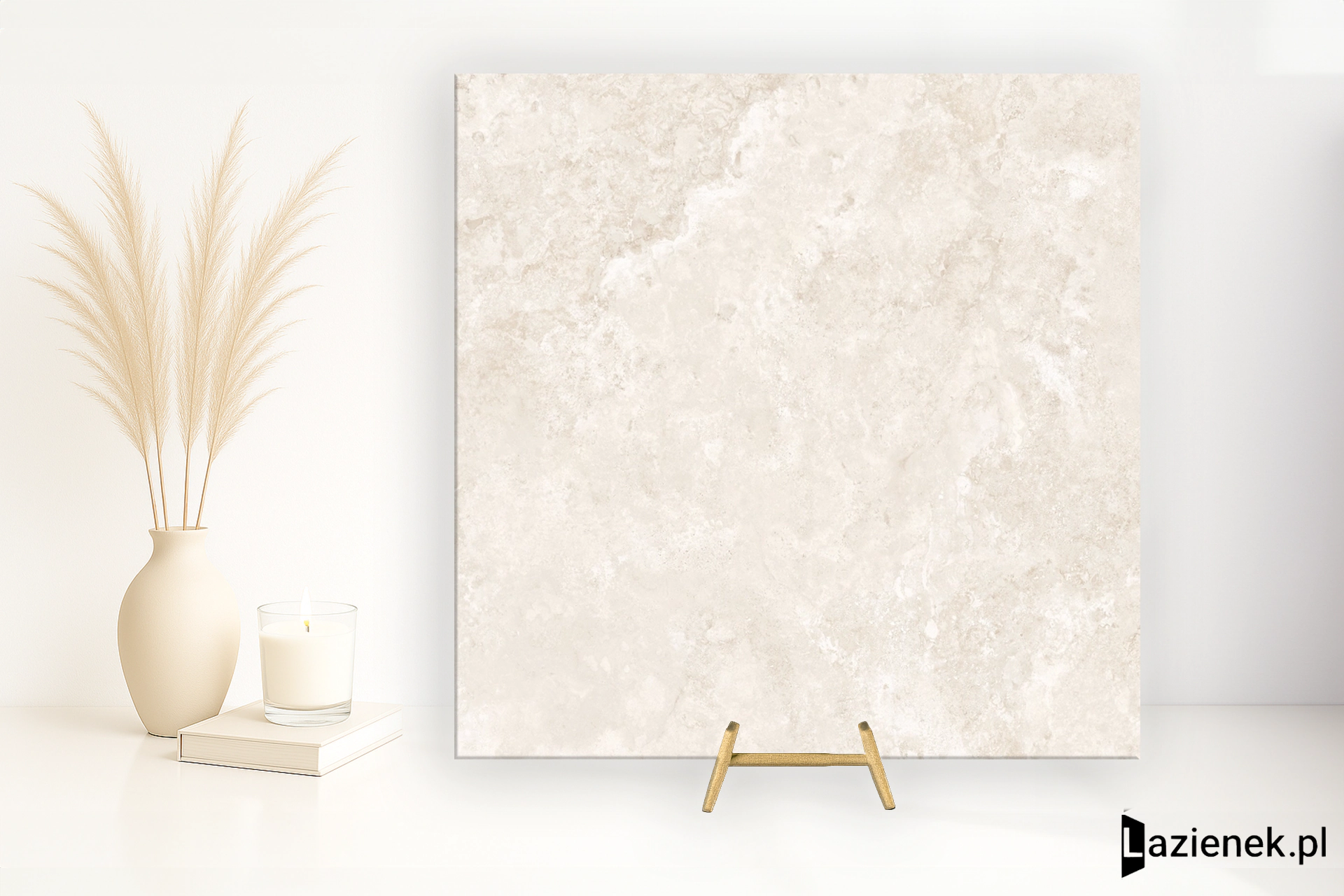 Saime Travertino Crosscut Beige naturalna 80x80 cm gr. 9 mm - płytka rektyfikowana / 8601007