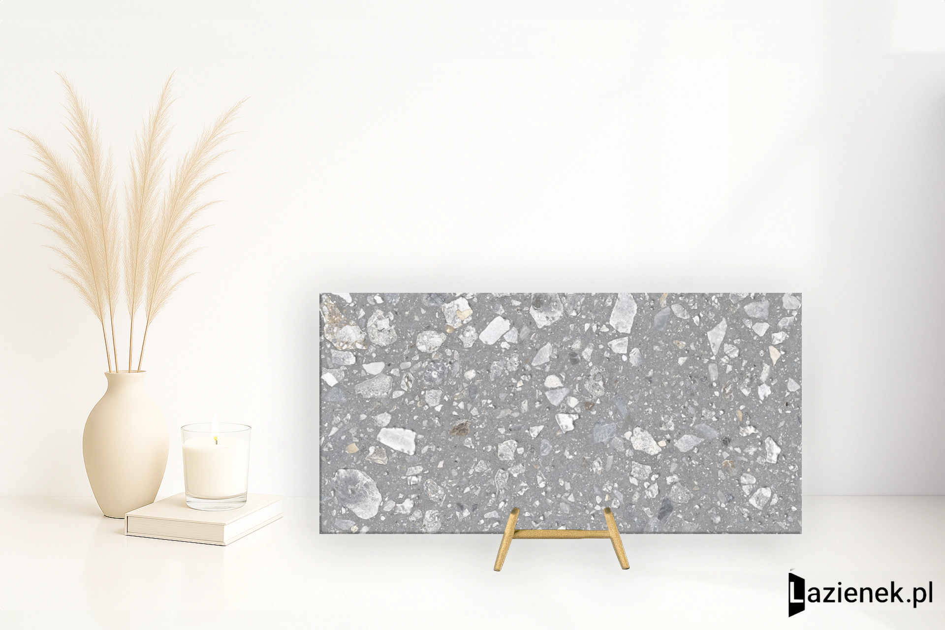 Saime Grestone Grey antypoślizgowa 30x60 cm gr. 9 mm - płytka rektyfikowana / T680195