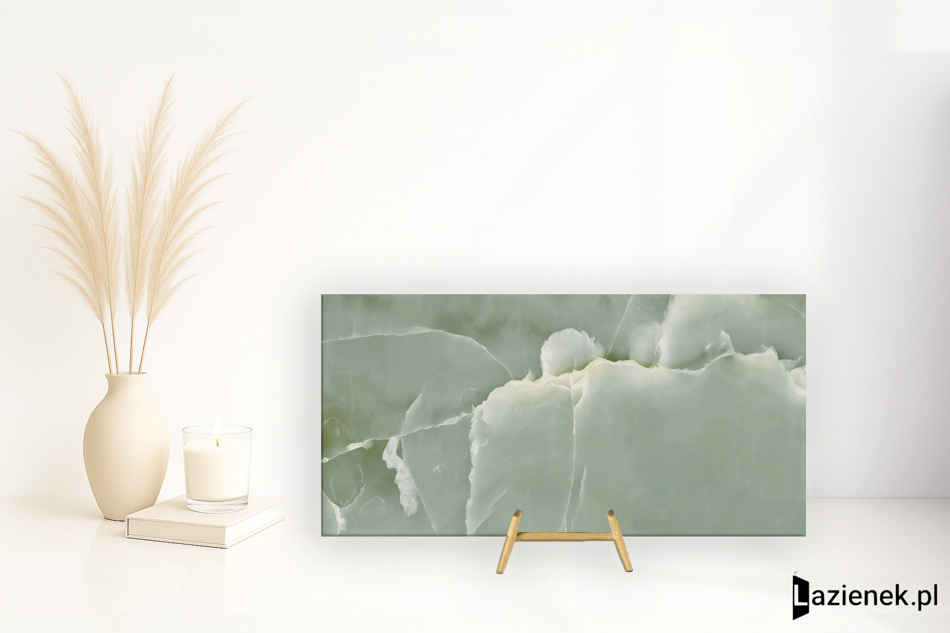 Saime Shine Acquamarina naturalna 45x90 cm gr. 6 mm - płytka rektyfikowana / T624007