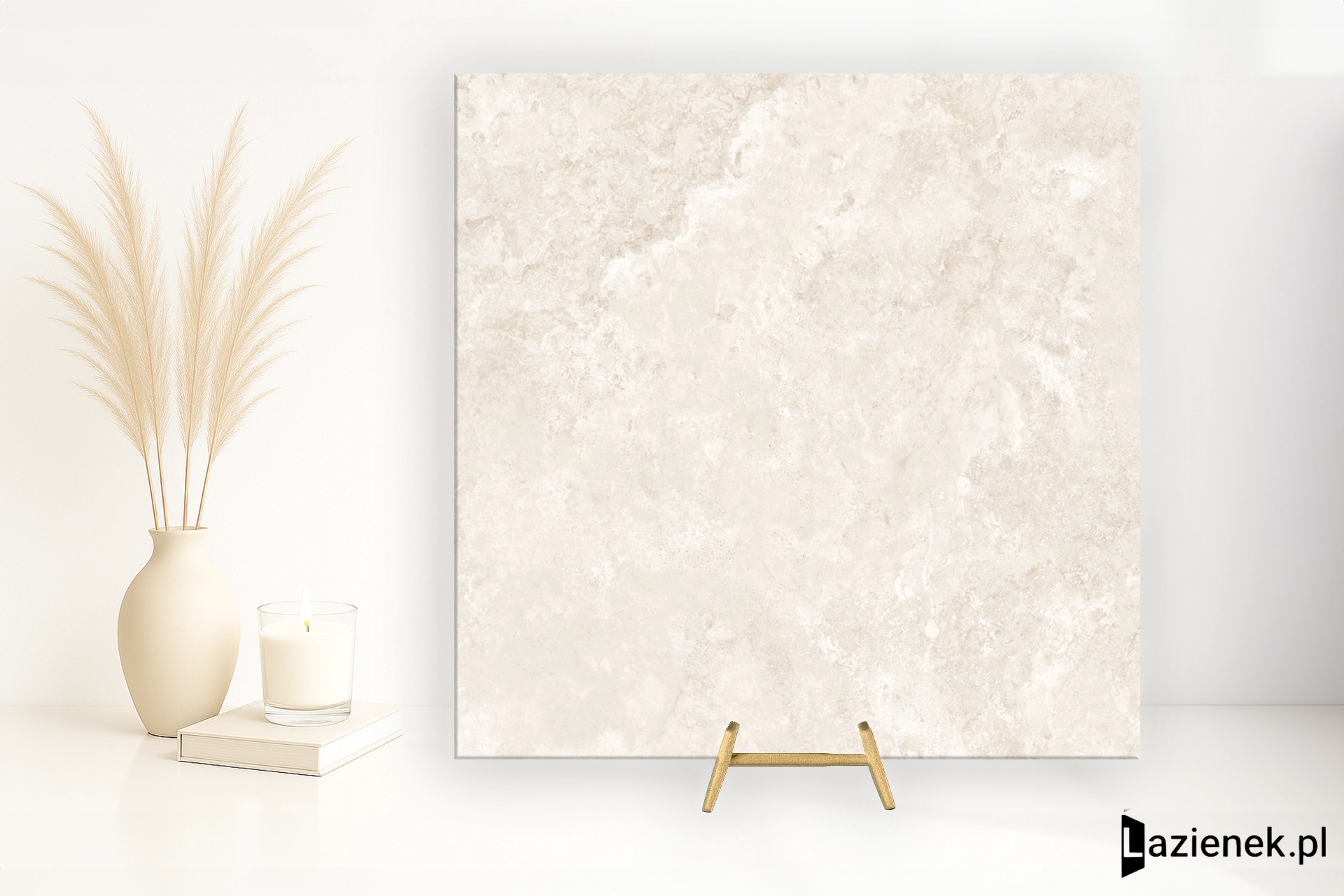 Saime Travertino Crosscut Beige antypoślizgowa 60x60 cm gr. 20 mm - płytka nierektyfikowana / 8690048