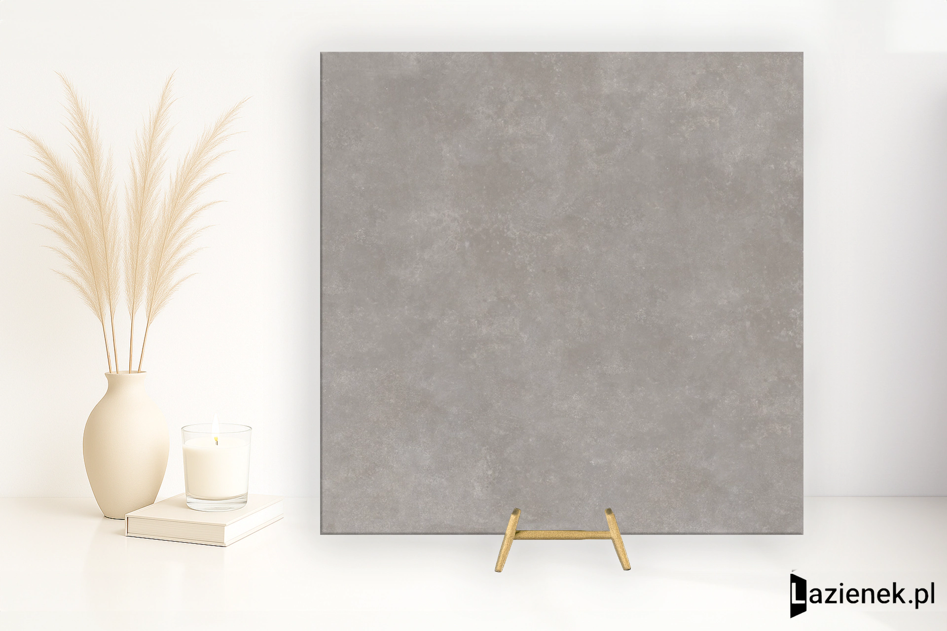 Saime Icon Ash antypoślizgowa 90x90 cm gr. 20 mm - płytka rektyfikowana / 8610043