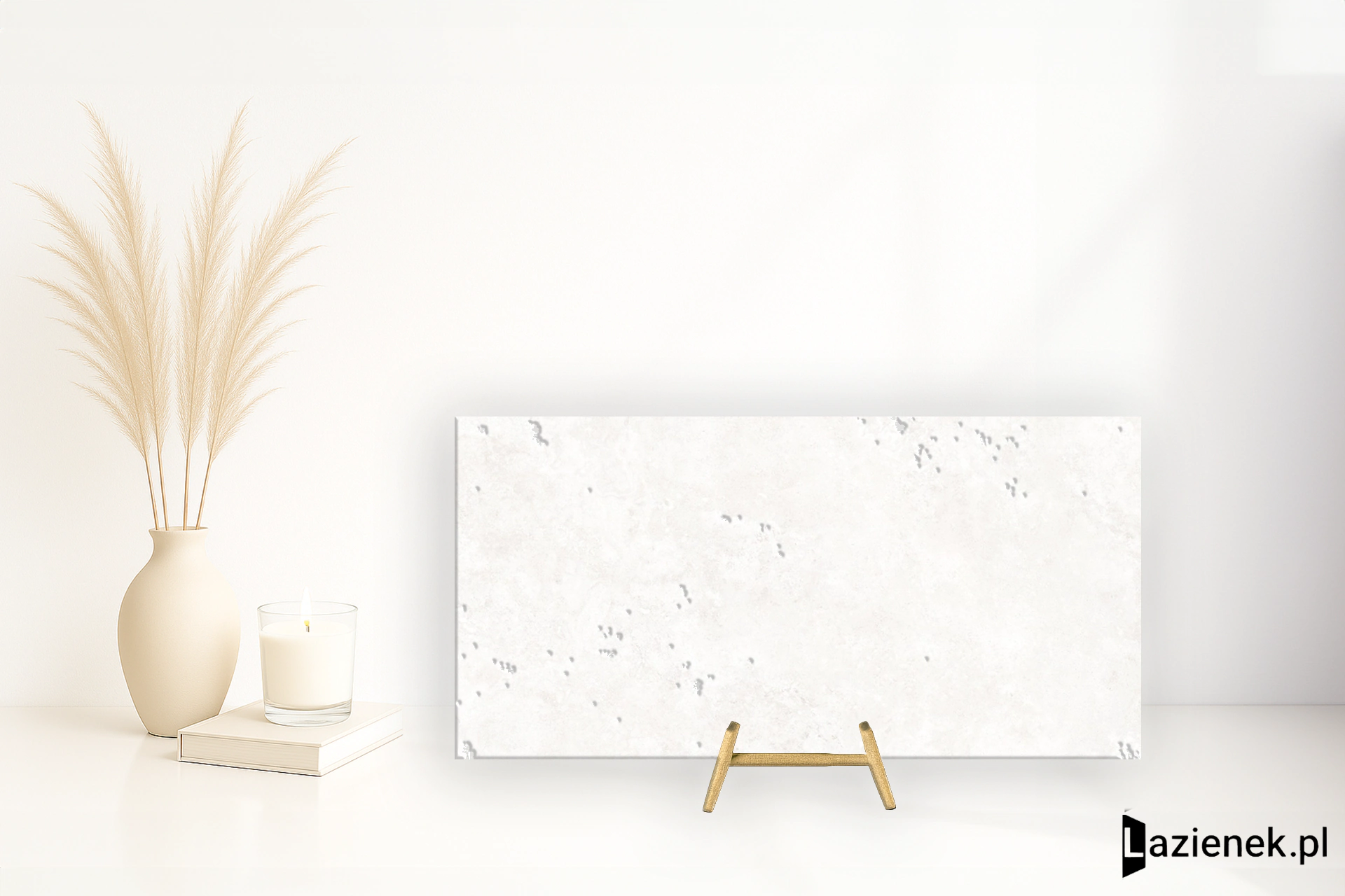 Saime Travertino Crosscut Bianco antypoślizgowa 60x120 cm gr. 9 mm - płytka rektyfikowana / 8600008