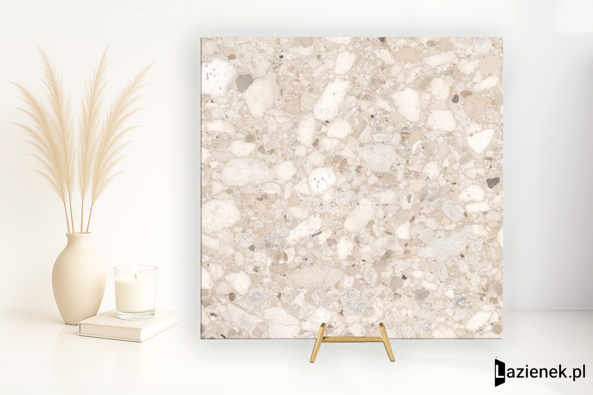 Santagostino Venistone Beige wysoki połysk 120x120 cm gr. 9 mm - płytka rektyfikowana / CSAVBK1212