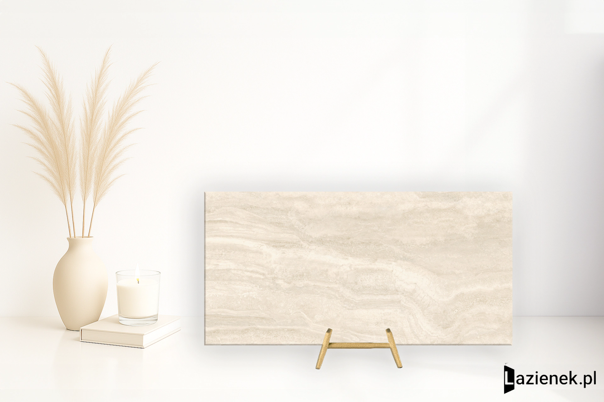 Santagostino Via Appia Vein Cut Ivory matowa 60x120 cm gr. 9 mm - płytka rektyfikowana / CSAAVCIY12