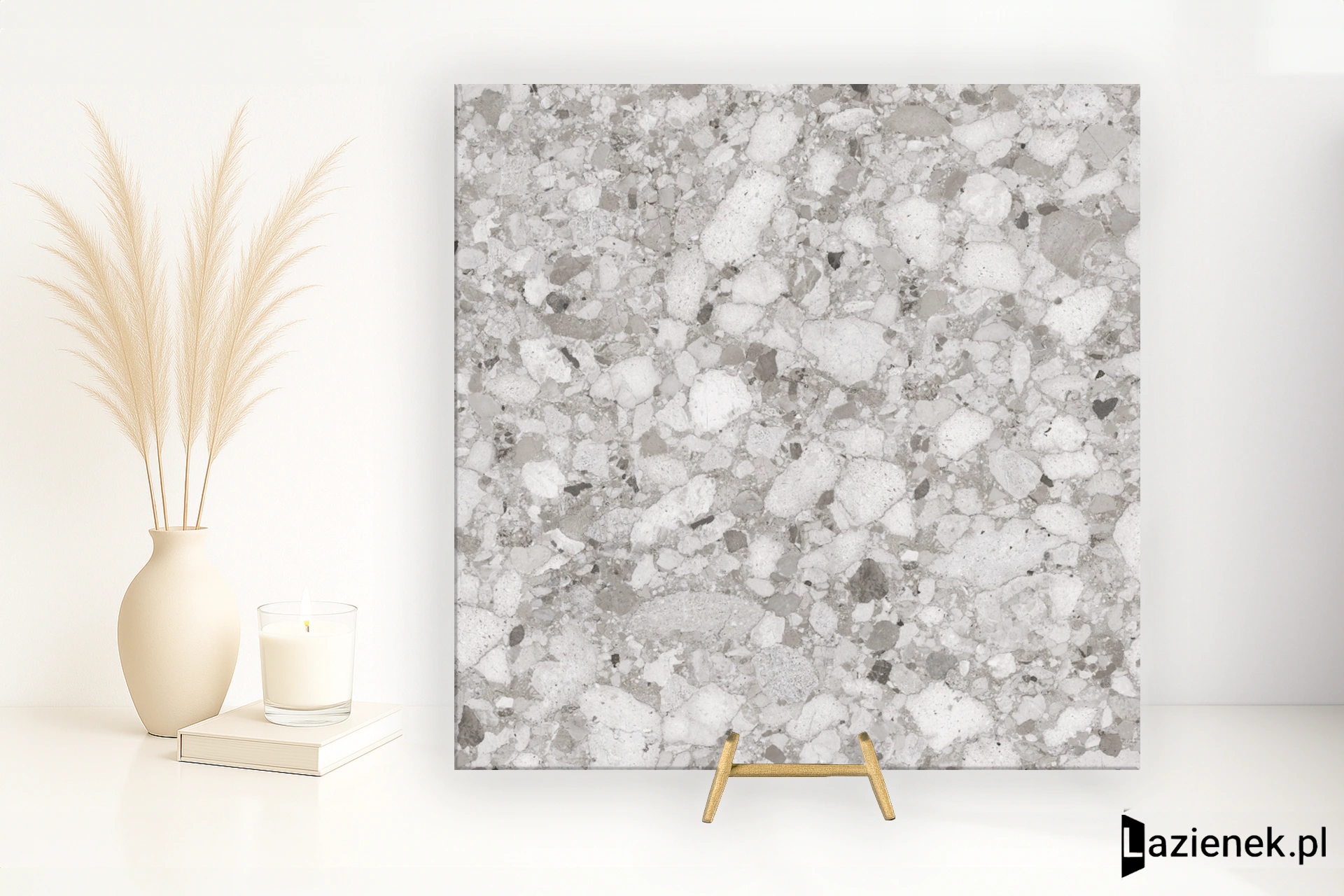 Santagostino Venistone Grey wysoki połysk 120x120 cm gr. 9 mm - płytka rektyfikowana / CSAVGK1212