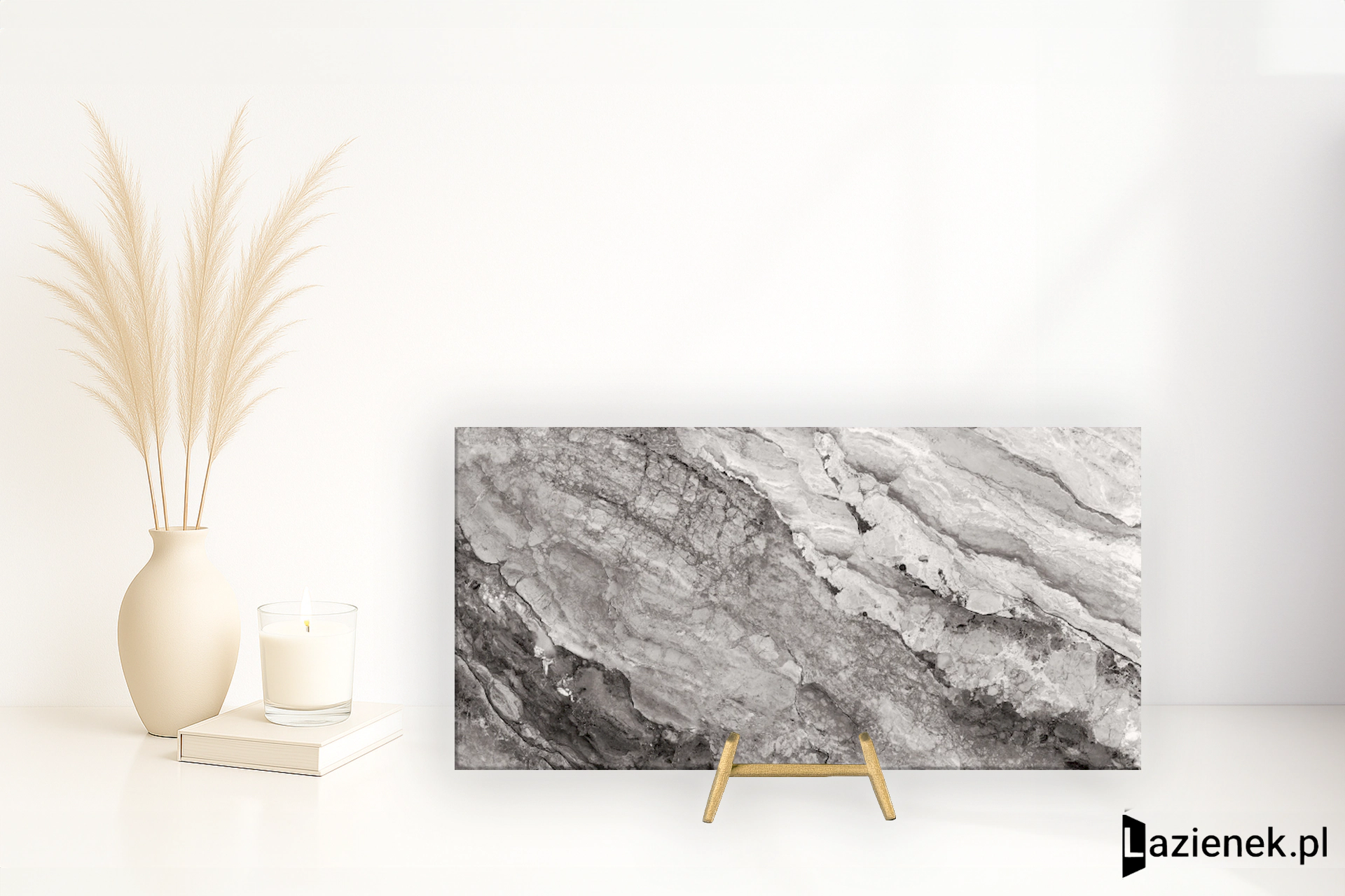 Santagostino Mystic Dark wysoki połysk 90x180 cm gr. 9 mm - płytka rektyfikowana / CSAMYDAK18