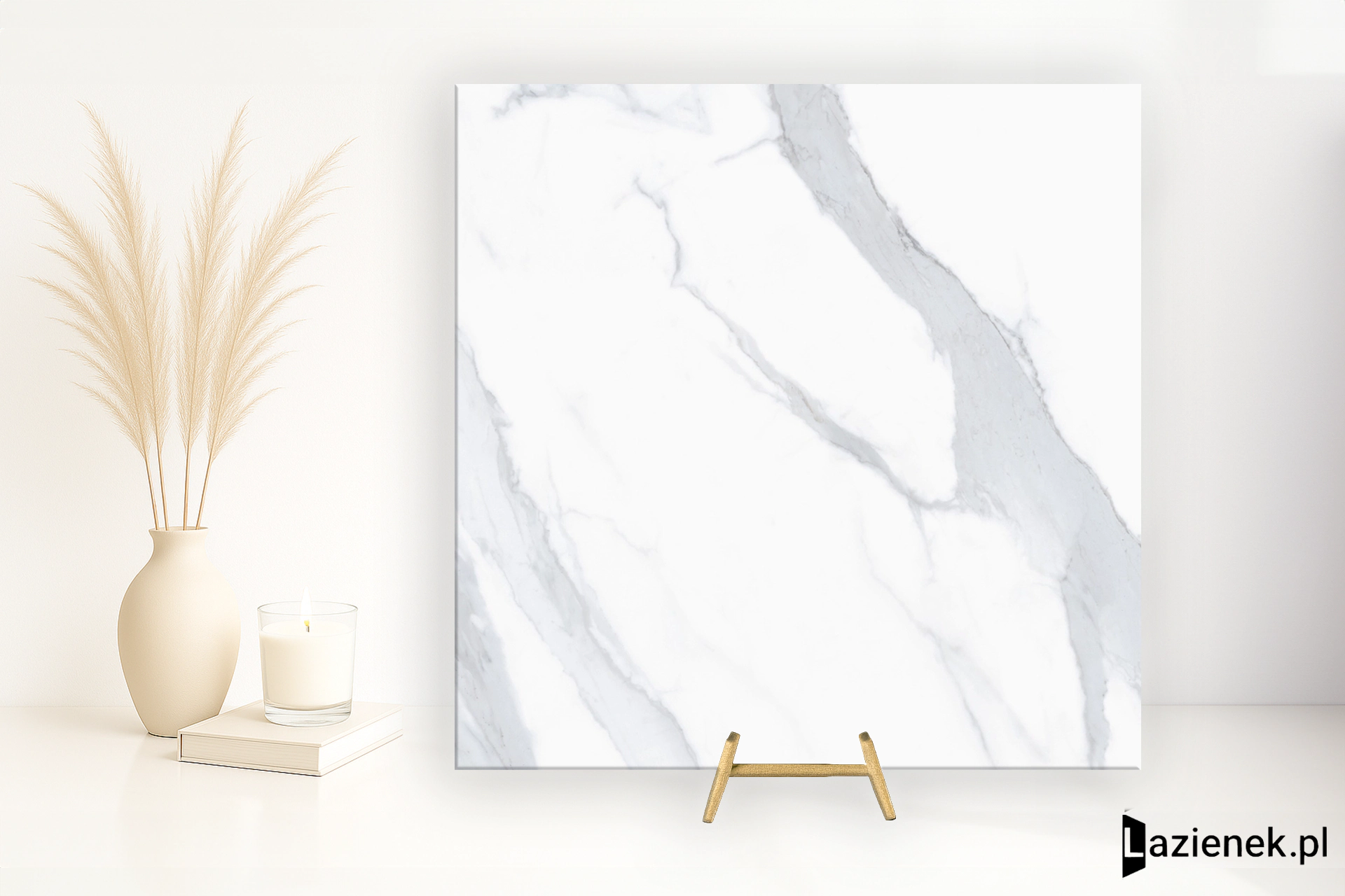 Santagostino Themar Statuario Venato matowa 60x60 cm gr. 9 mm - płytka rektyfikowana / CSASTVEN60