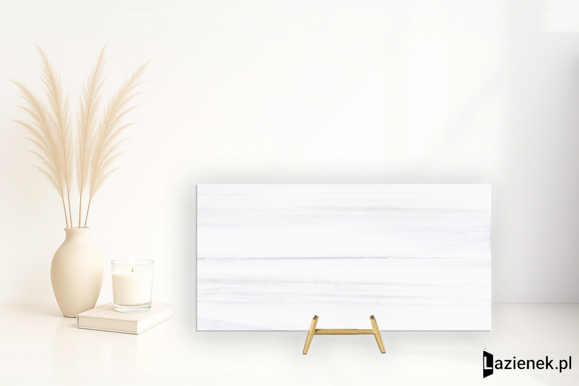 Santagostino Themar Bianco Lasa wysoki połysk 60x120 cm gr. 9 mm - płytka rektyfikowana / CSABILAK12