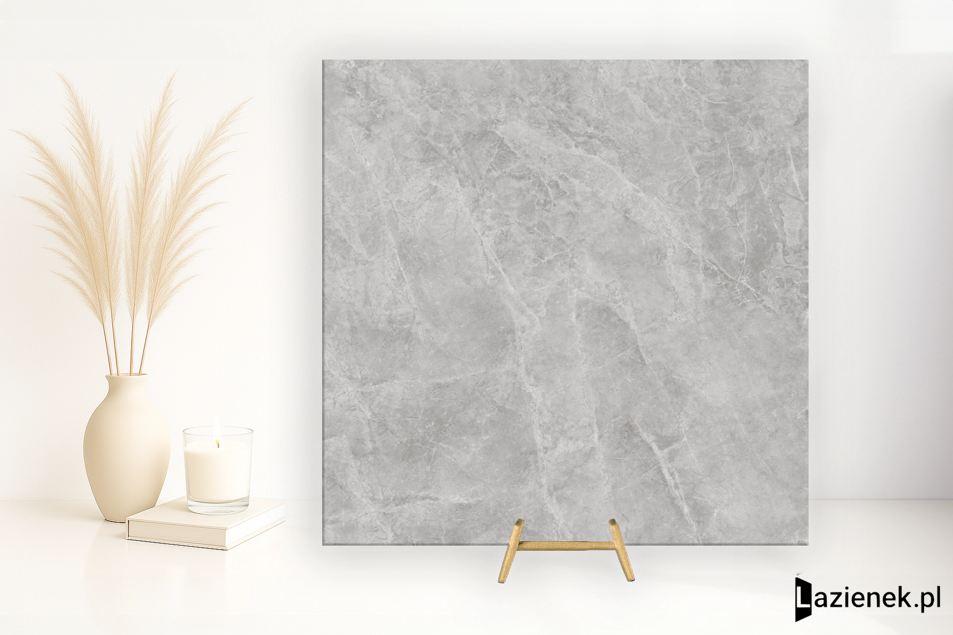 Santagostino Themar Grigio Savoia wysoki połysk 120x120 cm gr. 9 mm - płytka rektyfikowana / CSAGSK1212