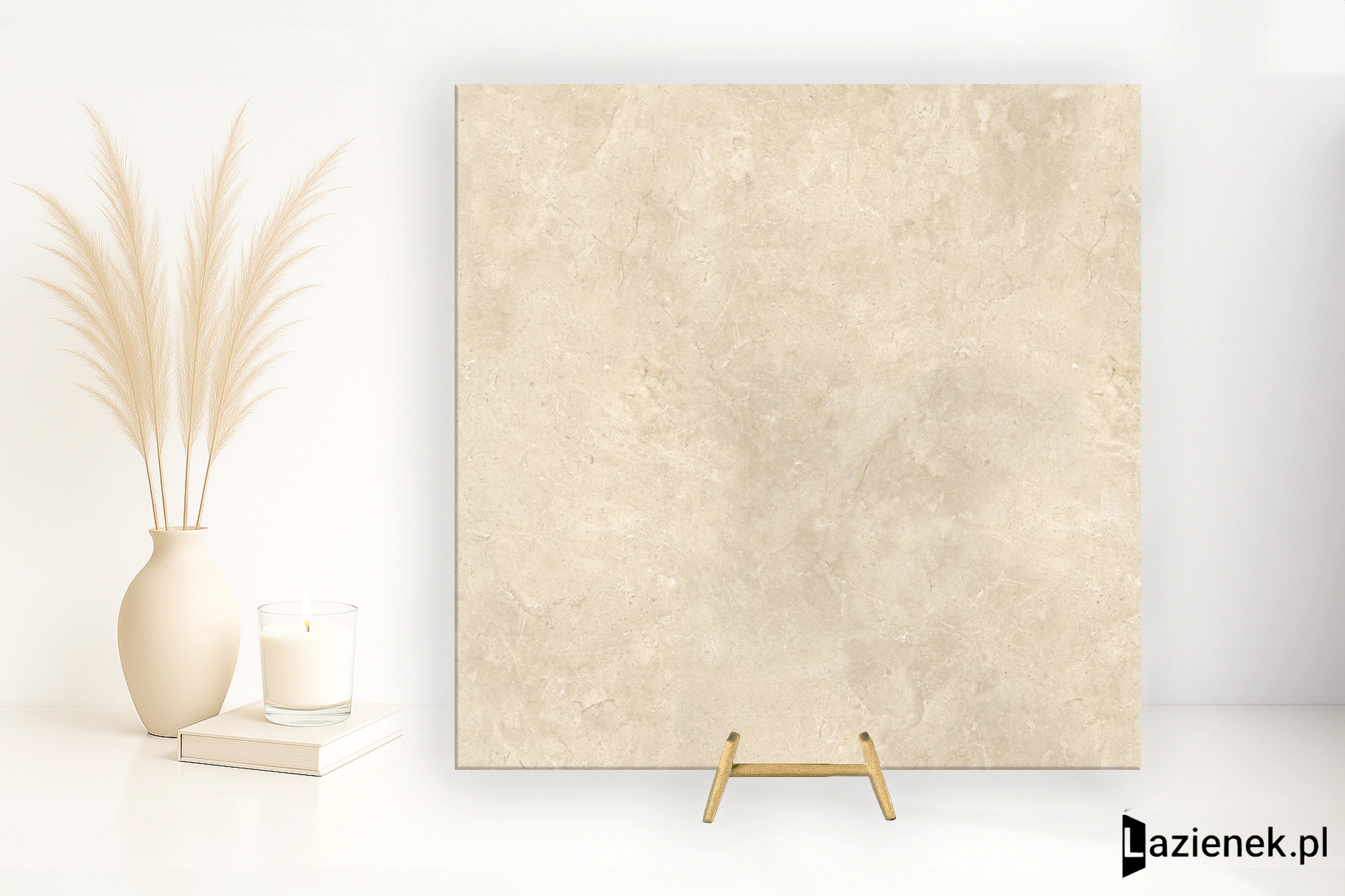 Santagostino Themar Crema Marfil wysoki połysk 89x89 cm gr. 9 mm - płytka rektyfikowana / CSACRMAK89
