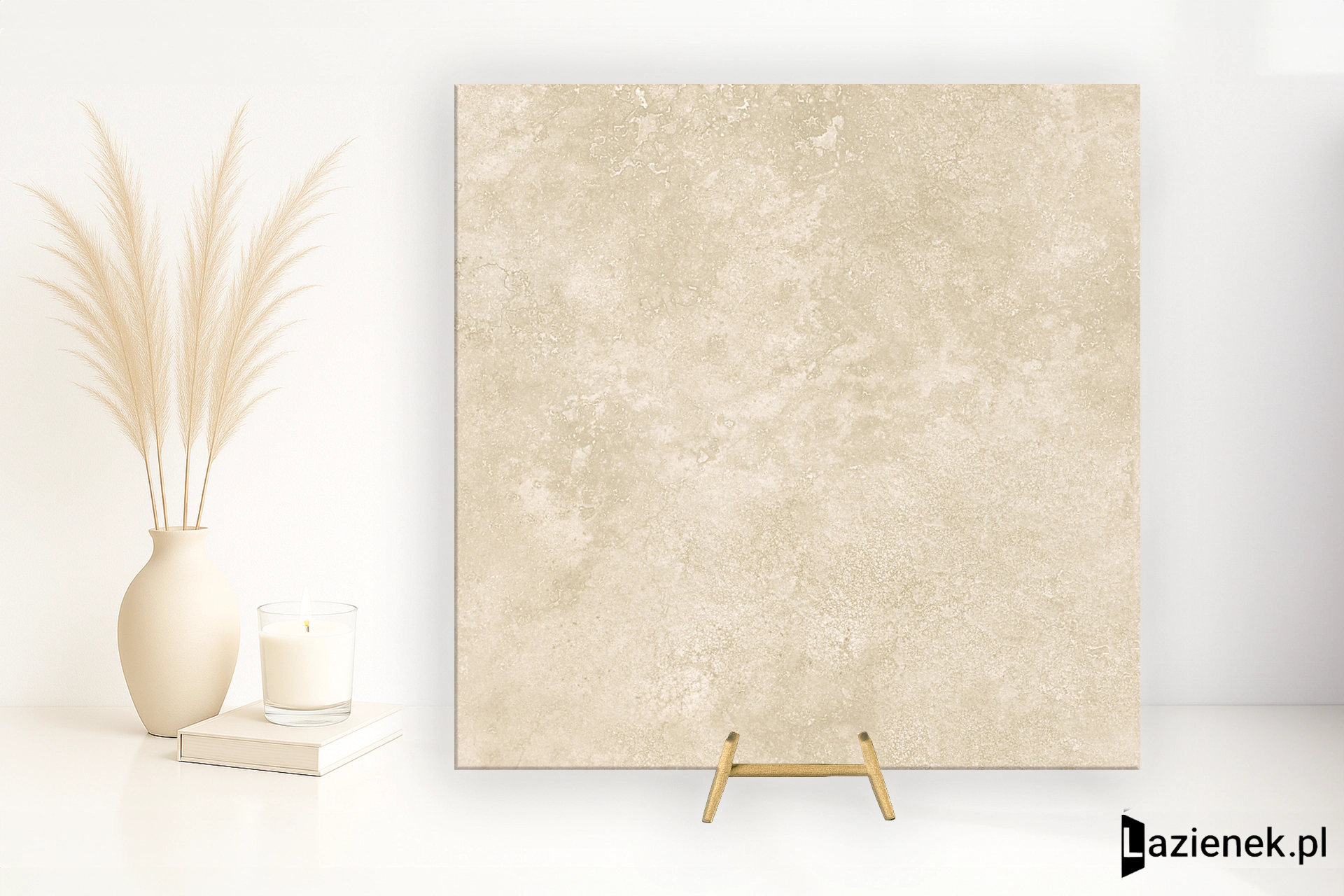 Santagostino Via Appia Cross Cut Beige wysoki połysk 60x60 cm gr. 9 mm - płytka rektyfikowana / CSAACCBK60