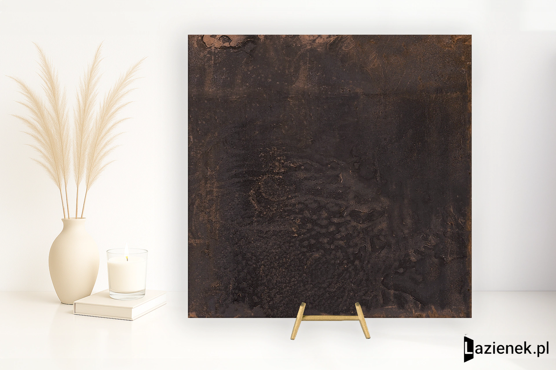 Santagostino Oxidart Black matowa 60x60 cm gr. 9 mm - płytka rektyfikowana / CSAOXBLA60