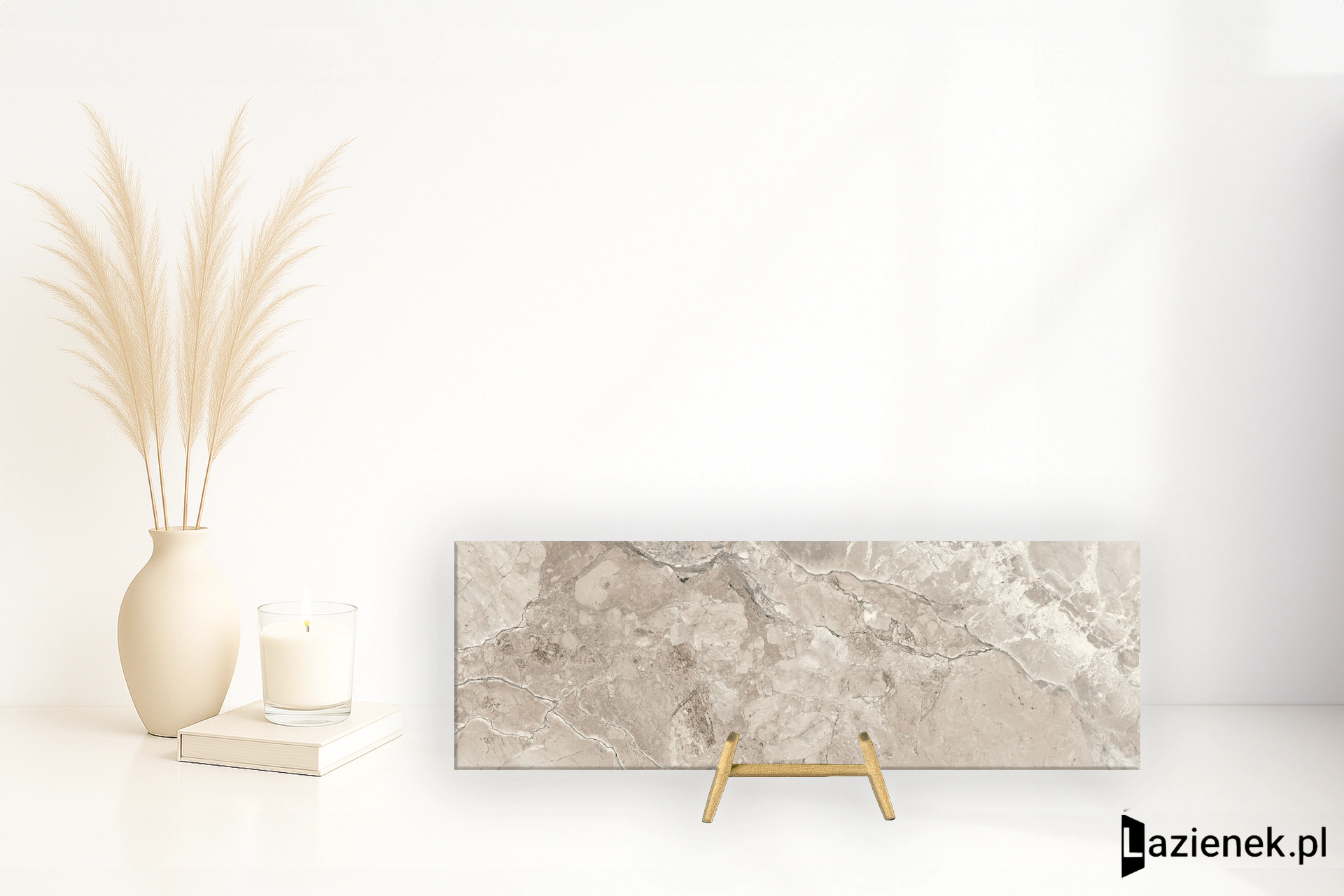 Santagostino Mystic Beige wysoki połysk 10x30 cm gr. 9 mm - płytka rektyfikowana / CSAMYBEK10