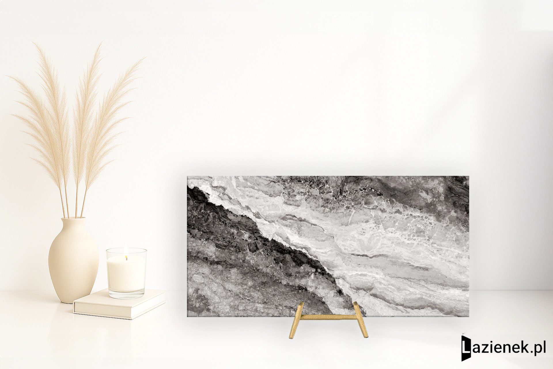 Santagostino Mystic Dark wysoki połysk 60x120 cm gr. 9 mm - płytka rektyfikowana / CSAMYDAK60
