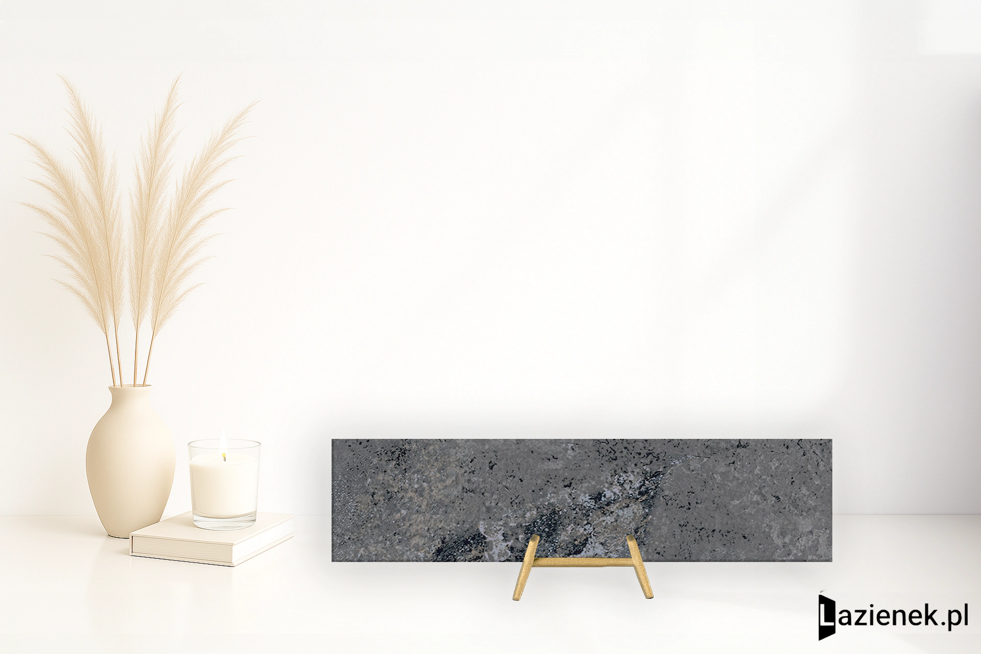 Santagostino Metastone Night matowa 7.3x29.6 cm gr. 9 mm - płytka rektyfikowana / CSAMENI730
