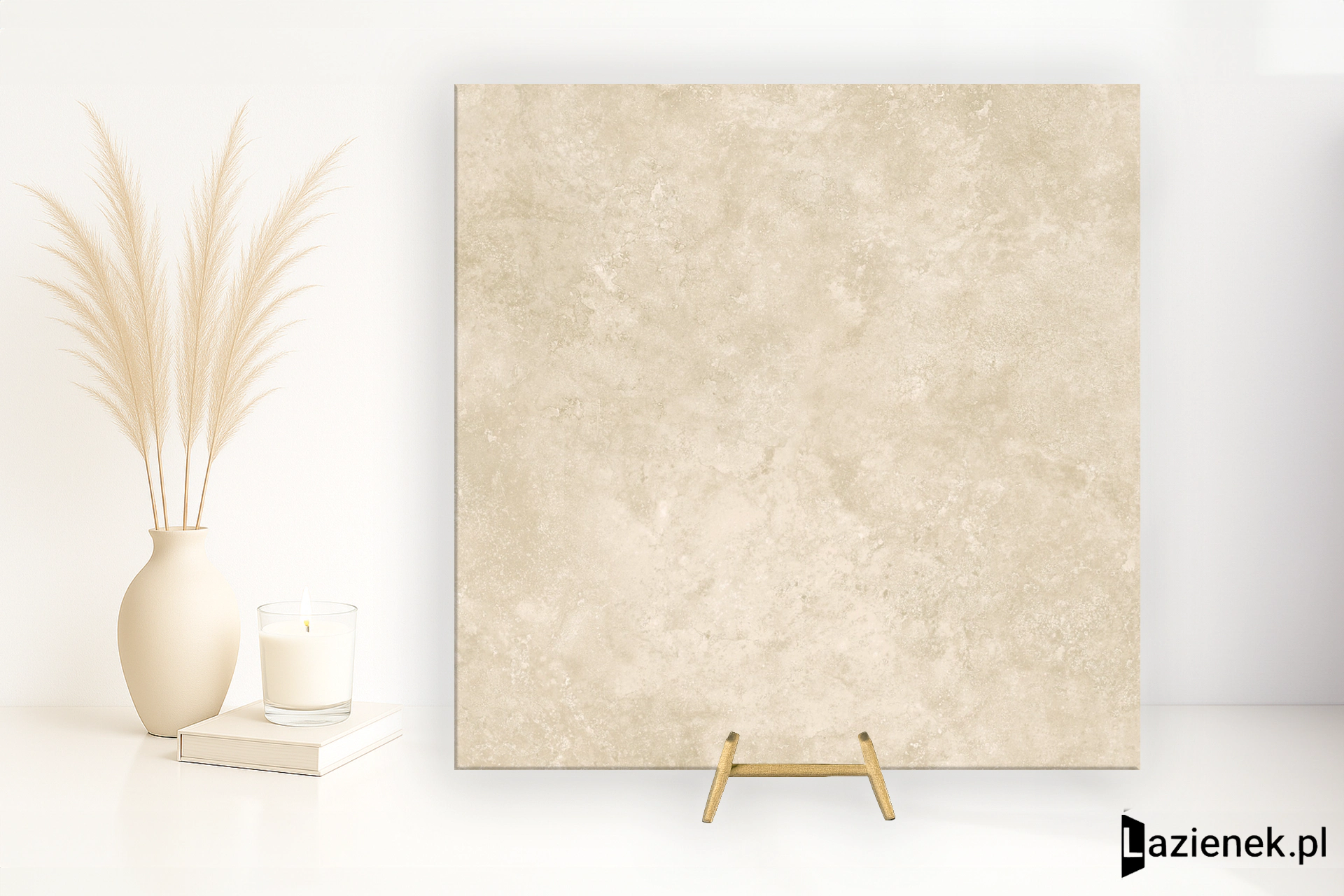 Santagostino Via Appia Cross Cut Beige wysoki połysk 120x120 cm gr. 9 mm - płytka rektyfikowana / CSAACCBK12