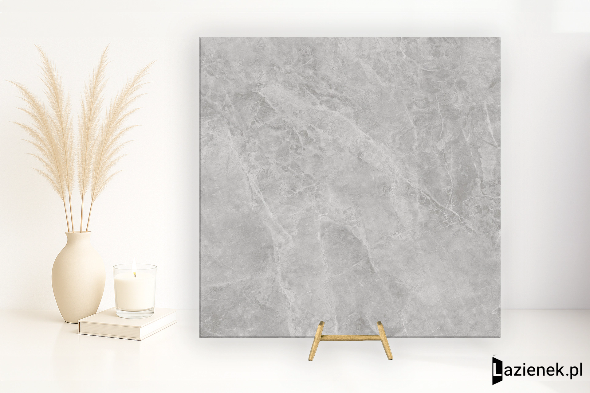 Santagostino Themar Grigio Savoia wysoki połysk 89x89 cm gr. 9 mm - płytka rektyfikowana / CSAGRSAK89