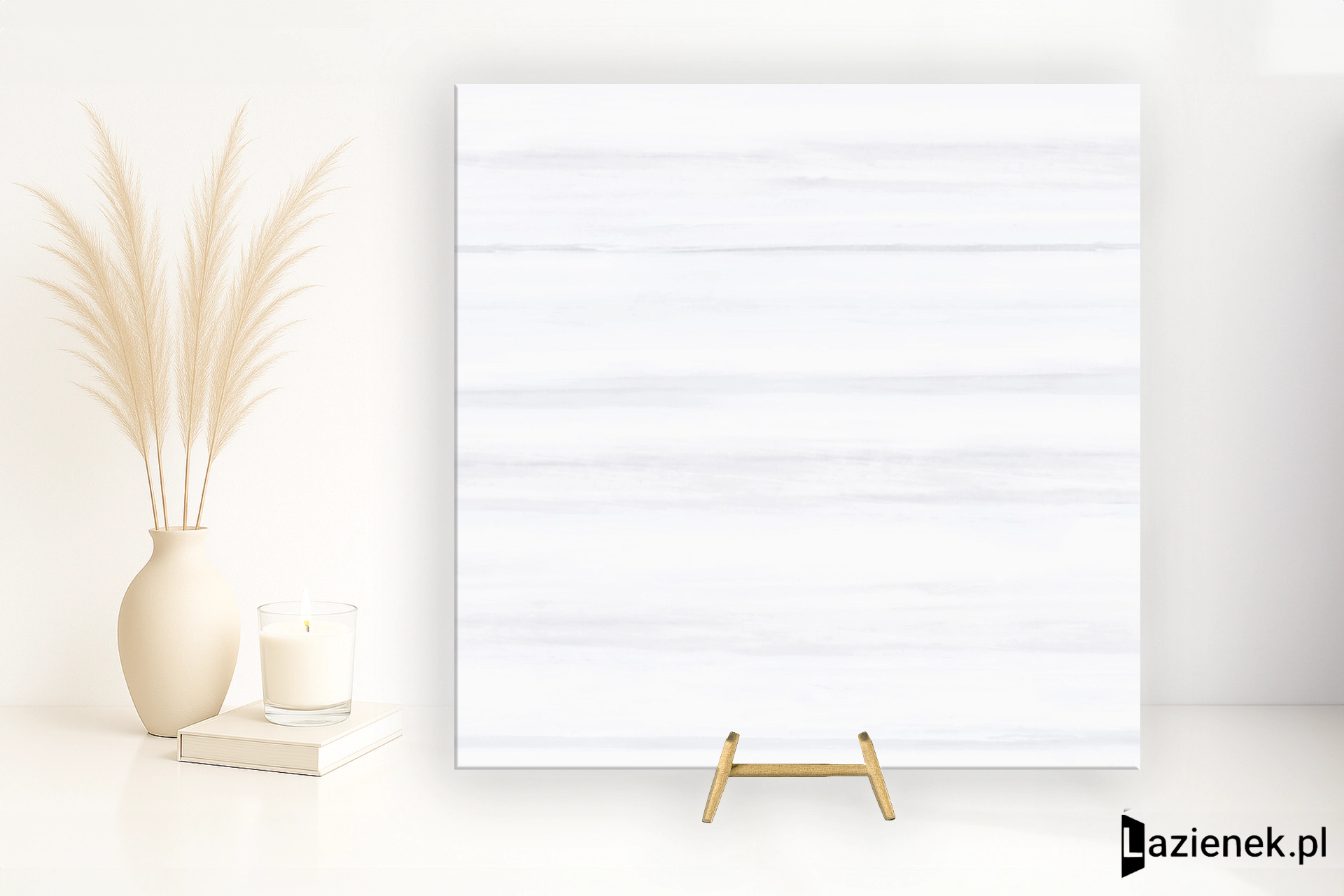Santagostino Themar Bianco Lasa wysoki połysk 89x89 cm gr. 9 mm - płytka rektyfikowana / CSABILAK89
