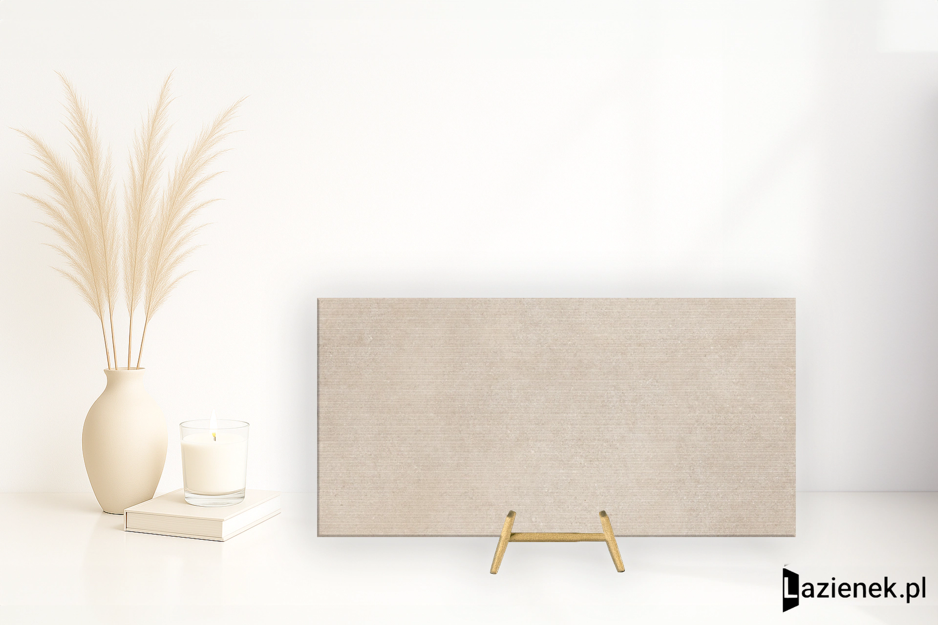 Santagostino Silkystone Sand ryflowana w pasy 60x120 cm gr. 9 mm - płytka rektyfikowana / CSASKSRS60