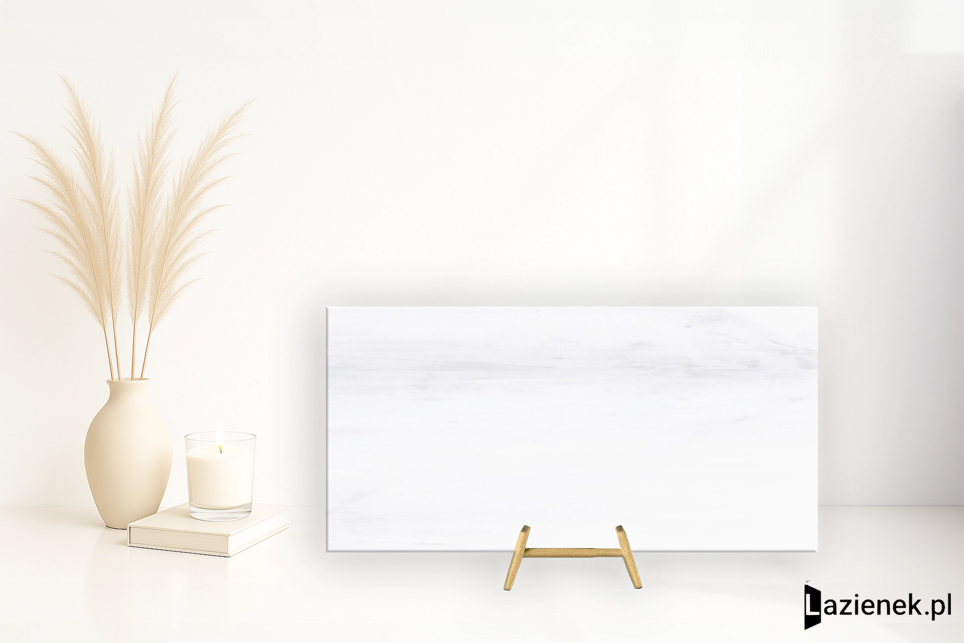 Santagostino Themar Bianco Lasa wysoki połysk 30x60 cm gr. 9 mm - płytka rektyfikowana / CSABILAK30