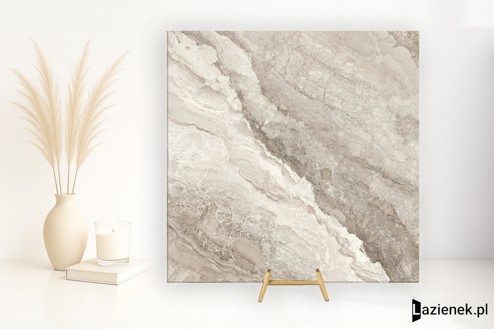 Santagostino Mystic Beige wysoki połysk 89x89 cm gr. 9 mm - płytka rektyfikowana / CSAMYBEK89