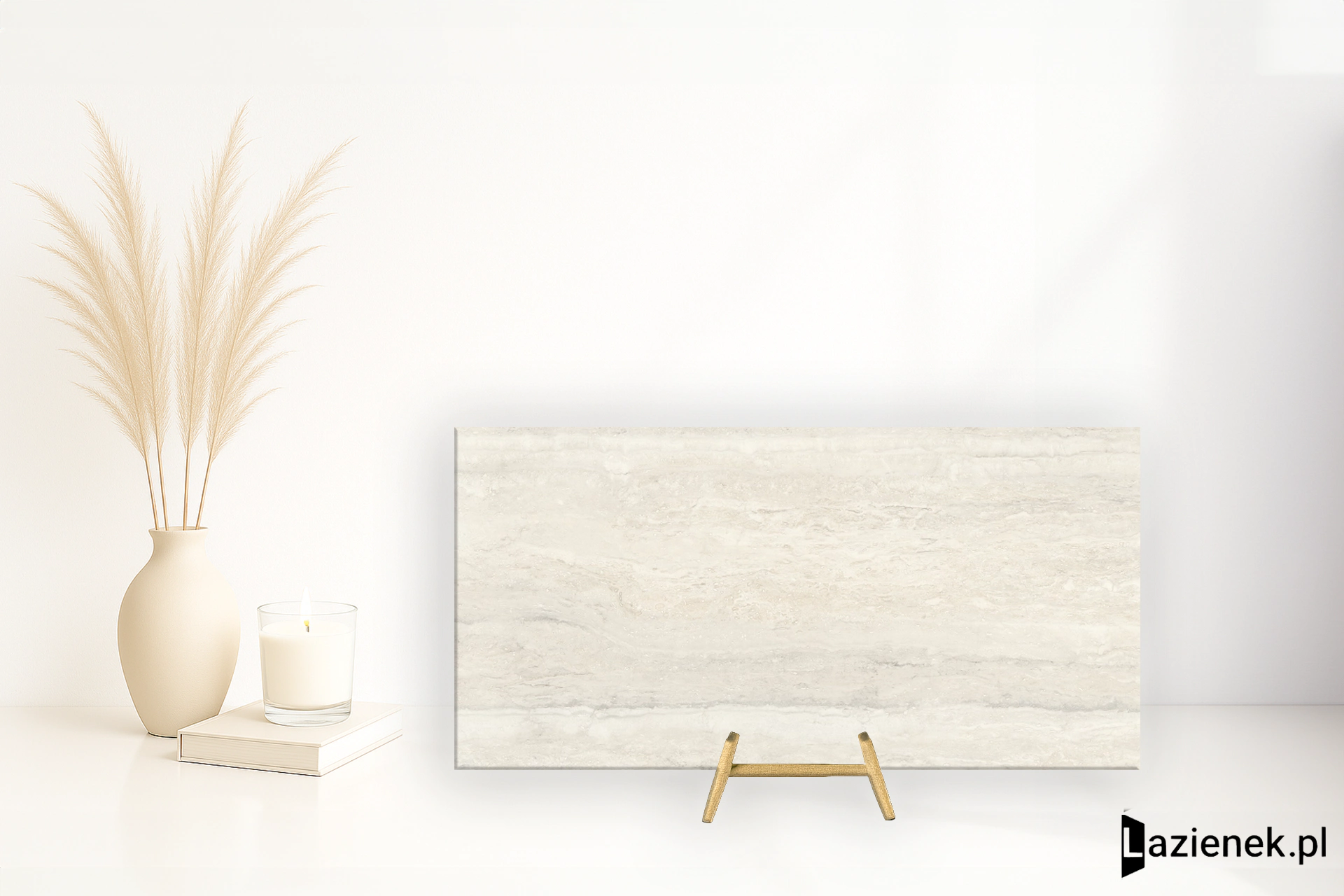 Santagostino Invictus Ivory wysoki połysk 60x120 cm gr. 9 mm - płytka rektyfikowana / CSAINVIK12