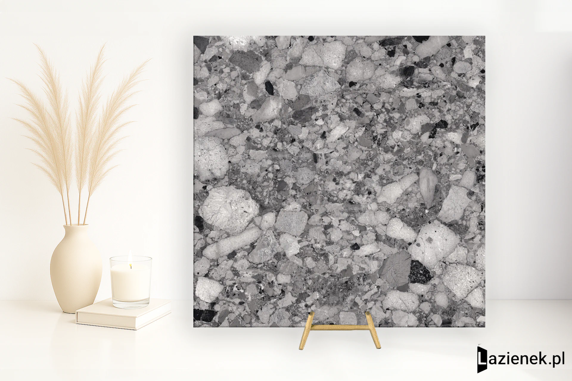 Santagostino Venistone Dark matowa 90x90 cm gr. 9 mm - płytka rektyfikowana / CSAVDA9090