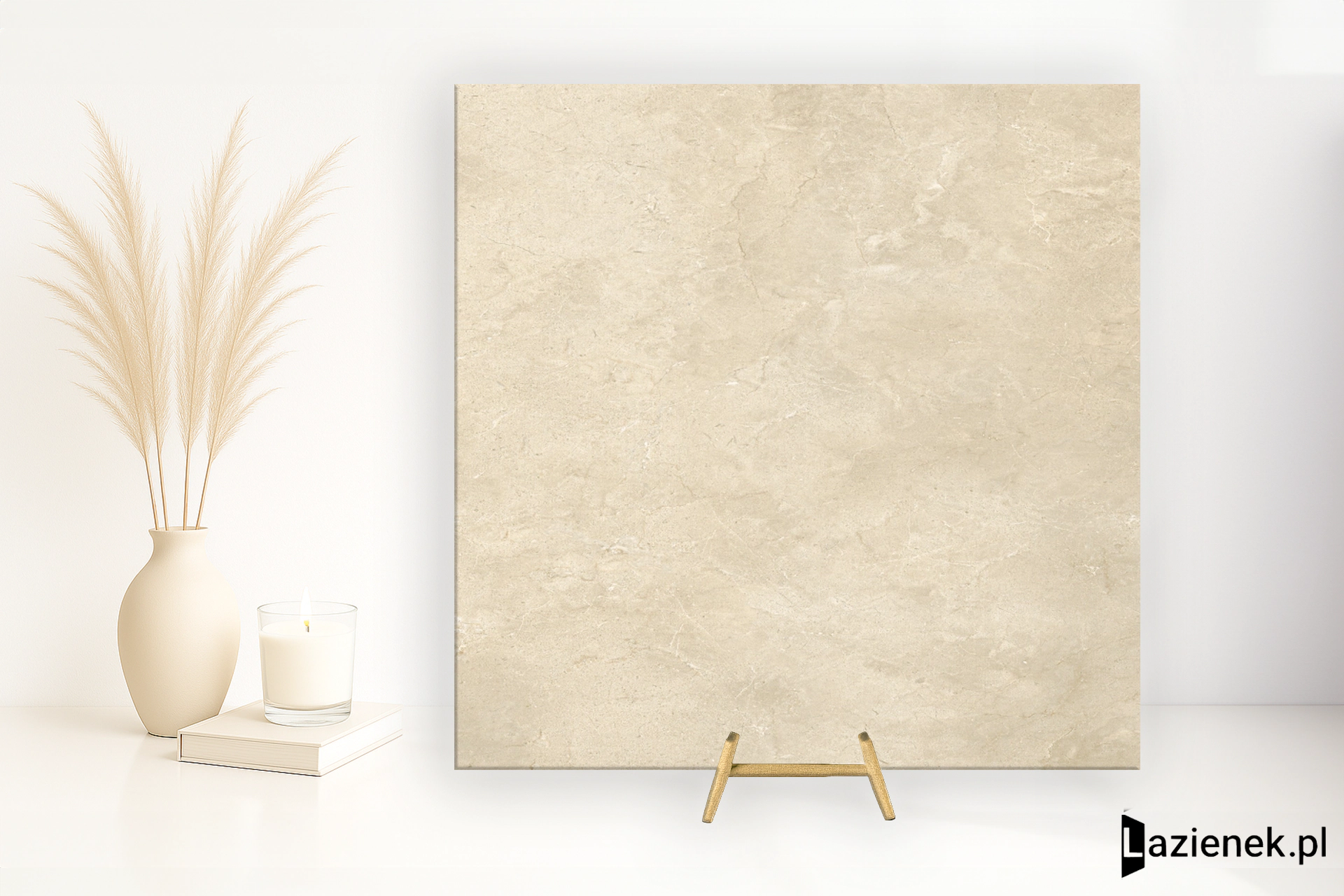 Santagostino Themar Crema Marfil wysoki połysk 120x120 cm gr. 9 mm - płytka rektyfikowana / CSACMK1212