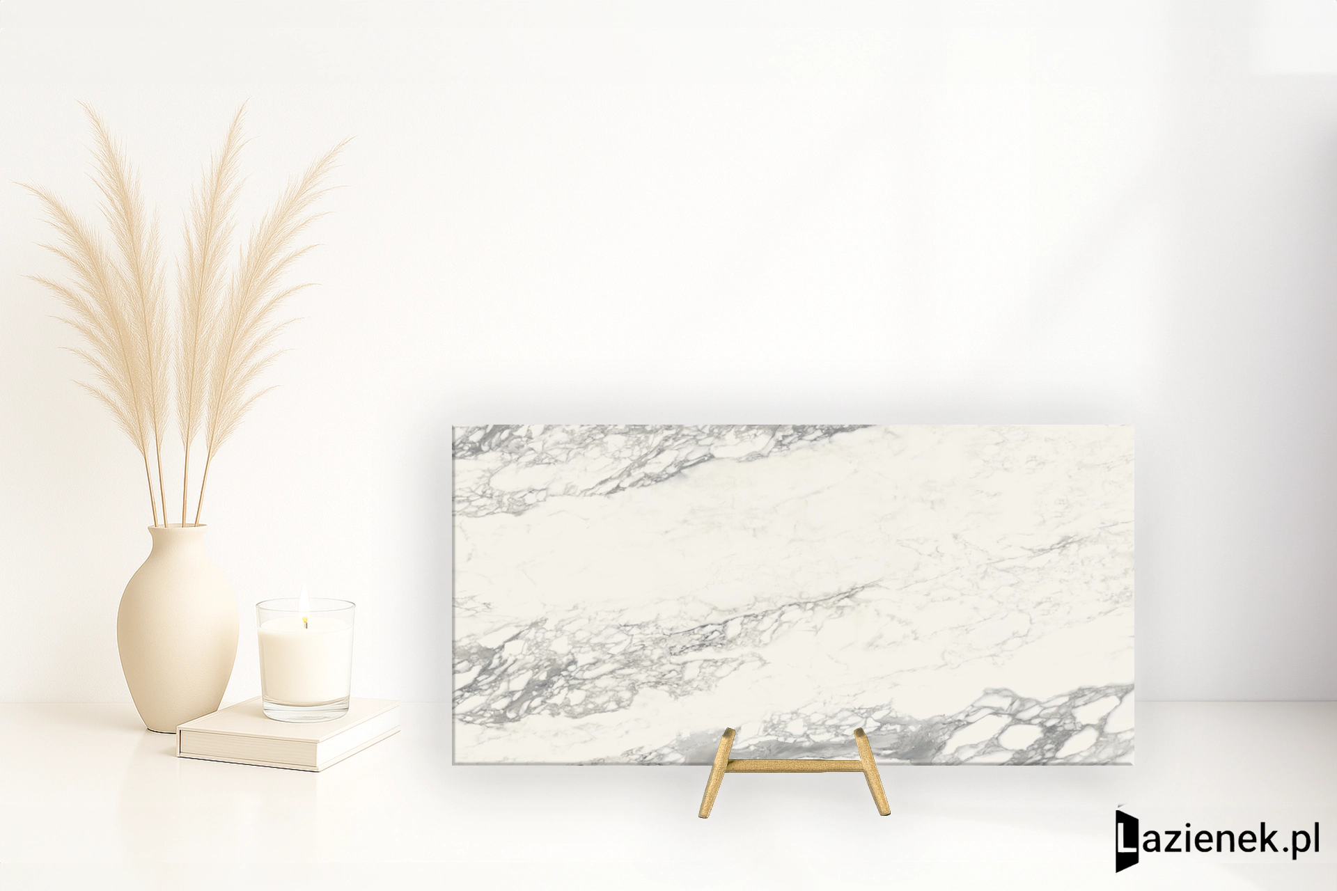 Santagostino Trumarmi Arabescato wysoki połysk 90x180 cm gr. 9 mm - płytka rektyfikowana / CSATMARK18