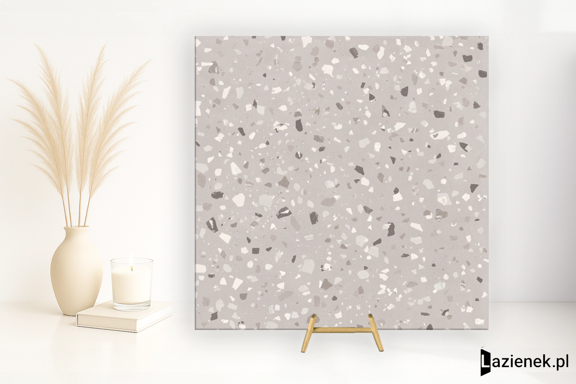 Santagostino Deconcrete De-Medium Pearl matowa 90x90 cm gr. 9 mm - płytka rektyfikowana / CSADMEPE90