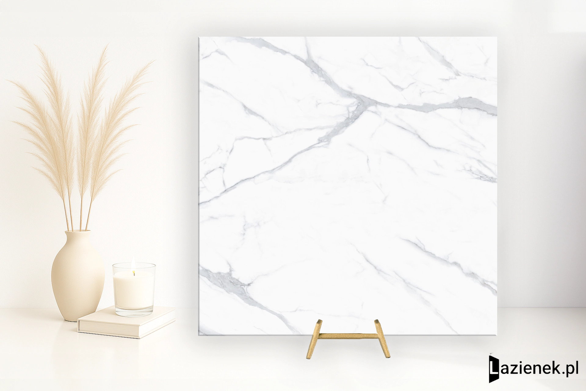 Santagostino Themar Statuario Venato matowa 120x120 cm gr. 9 mm - płytka rektyfikowana / CSASVE1212
