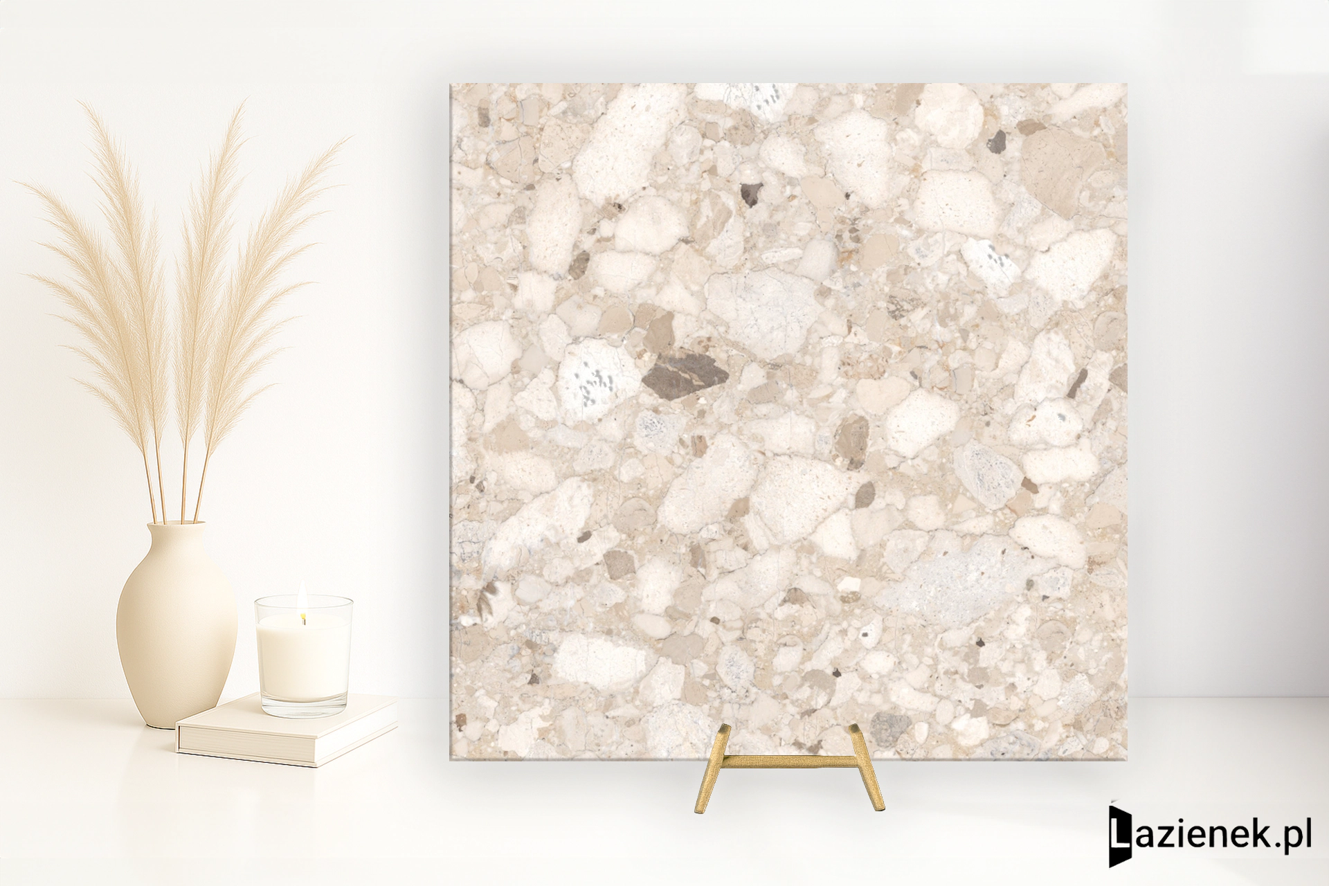 Santagostino Venistone Beige wysoki połysk 89x89 cm gr. 9 mm - płytka rektyfikowana / CSAVEBEK89