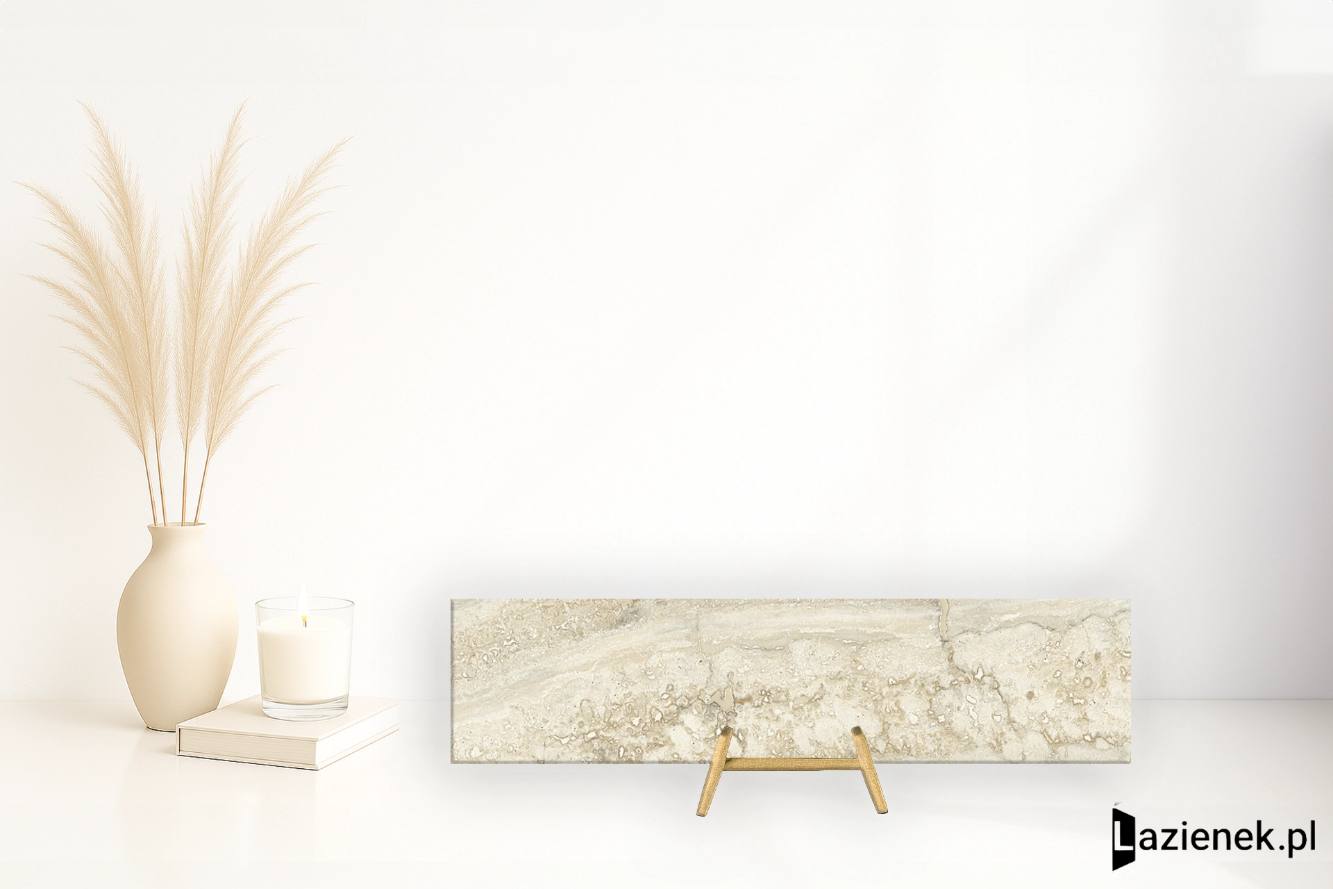 Santagostino Invictus Beige matowa 7.3x29.6 cm gr. 9 mm - płytka rektyfikowana / CSAINBE730