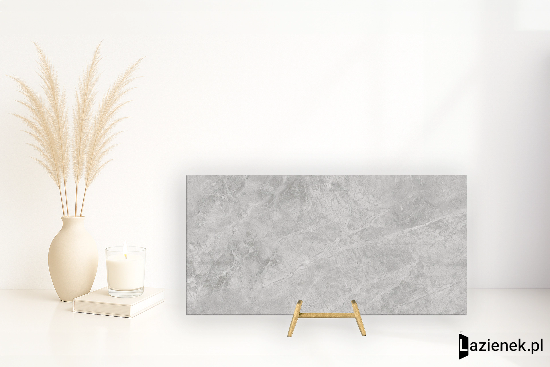 Santagostino Themar Grigio Savoia wysoki połysk 30x60 cm gr. 9 mm - płytka rektyfikowana / CSAGRSAK30