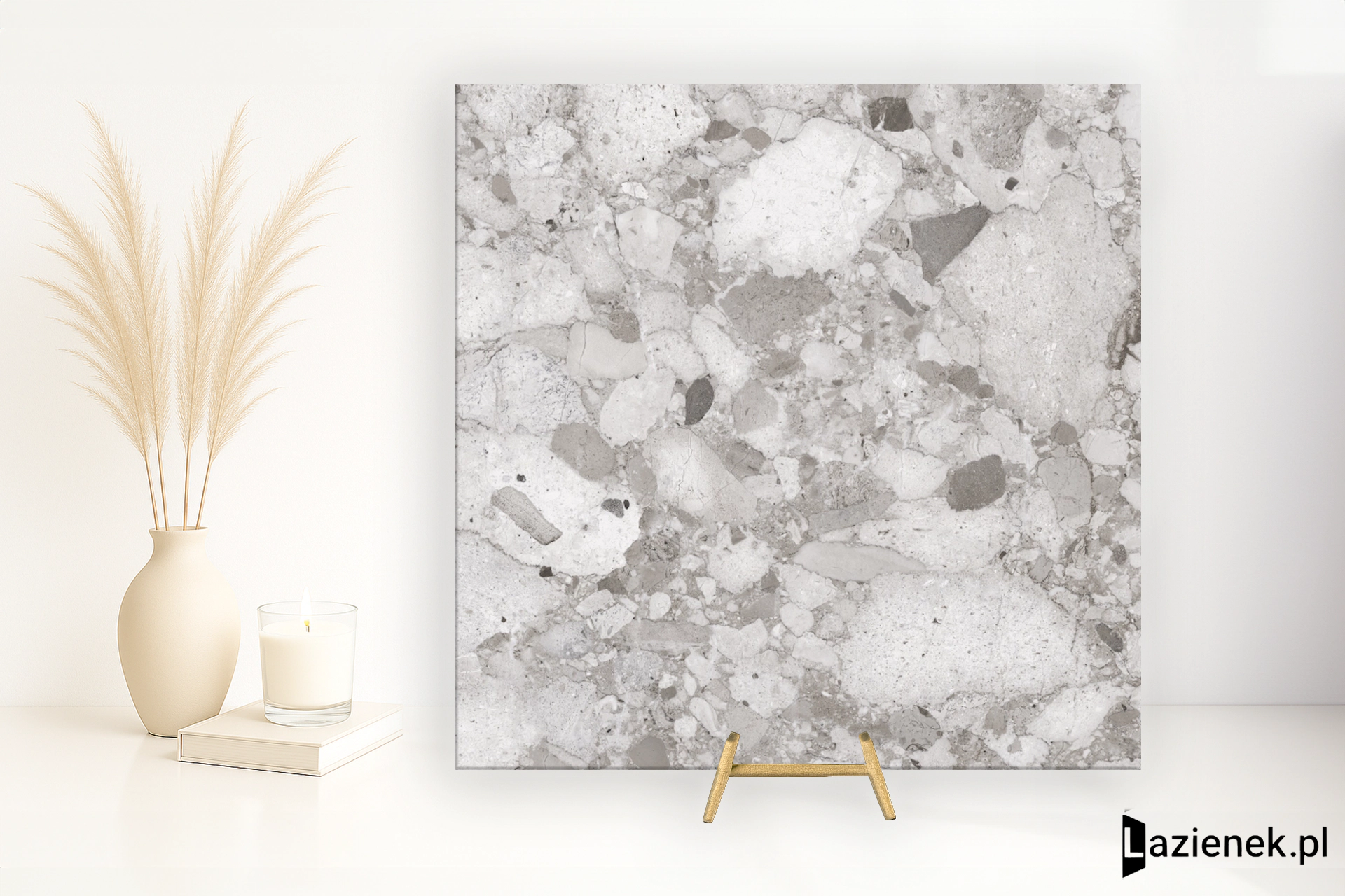 Santagostino Venistone Grey wysoki połysk 60x60 cm gr. 9 mm - płytka rektyfikowana / CSAVGK6060