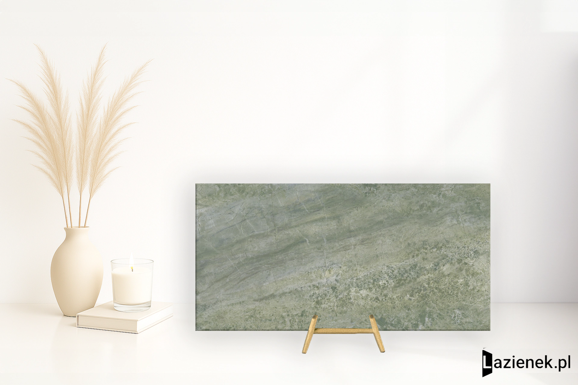 Santagostino Paradiso Green wysoki połysk 60x120 cm gr. 9 mm - płytka rektyfikowana / CSAPGRK612