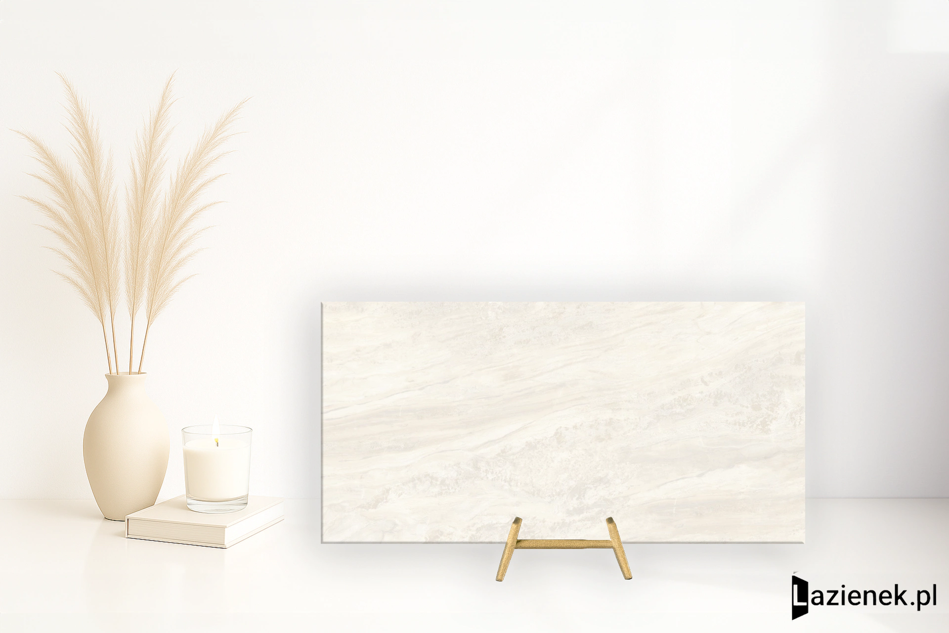 Santagostino Paradiso Ivory wysoki połysk 90x180 cm gr. 9 mm - płytka rektyfikowana / CSAP9IYK18
