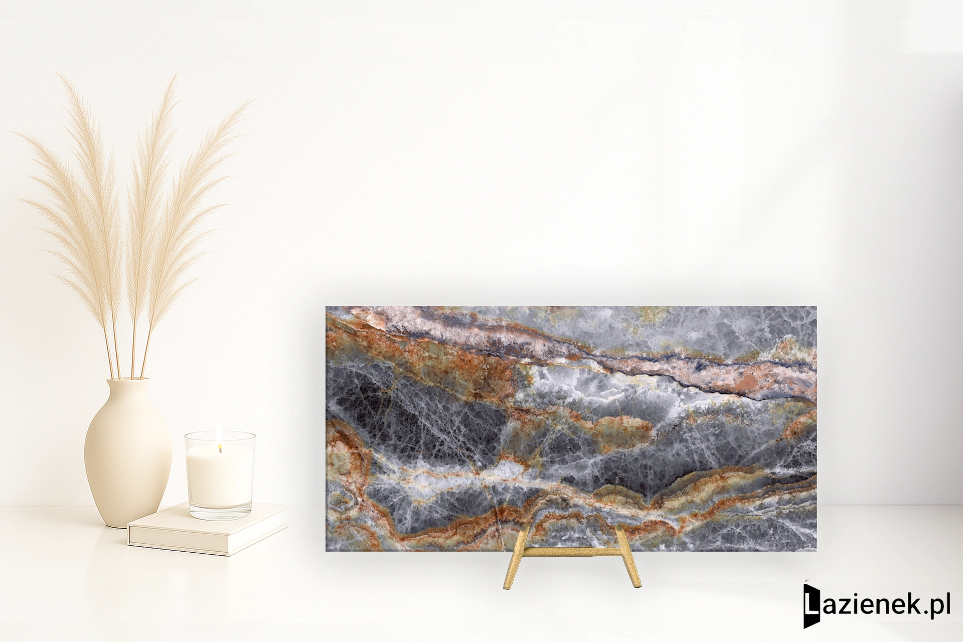 Santagostino Star Onyx Indigo wysoki połysk 90x180 cm gr. 9 mm - płytka rektyfikowana / CSASOINK18