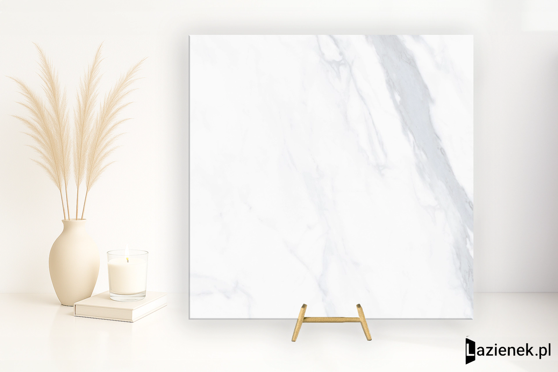 Santagostino Themar Statuario Venato matowa 45x45 cm gr. 9 mm - płytka rektyfikowana / CSASTVEN45