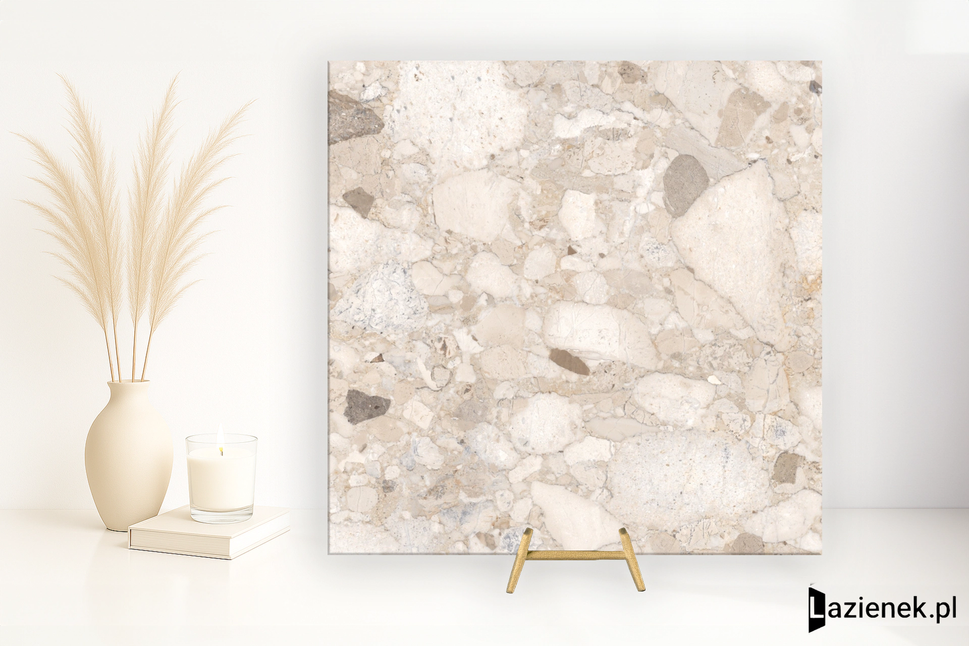 Santagostino Venistone Beige wysoki połysk 60x60 cm gr. 9 mm - płytka rektyfikowana / CSAVBK6060