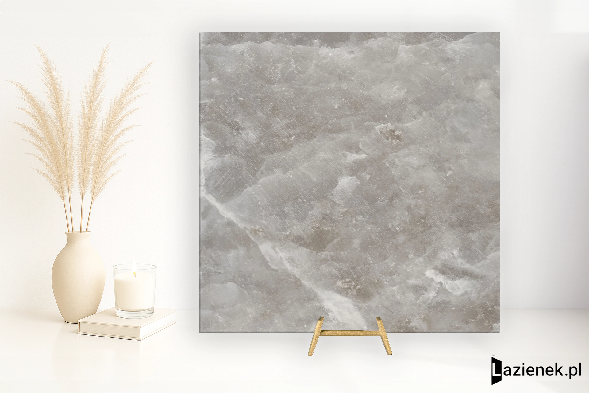 Sintesi Salt Stone Ash naturalna 60.4x60.4 cm gr. 9 mm - płytka nierektyfikowana / PF00018090