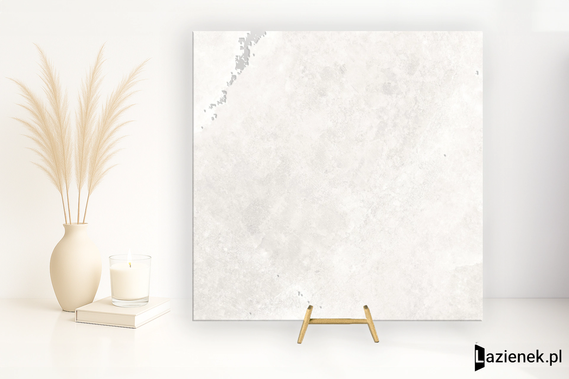 Sintesi Salt Stone Ice naturalna 60.4x60.4 cm gr. 9 mm - płytka nierektyfikowana / PF00018091