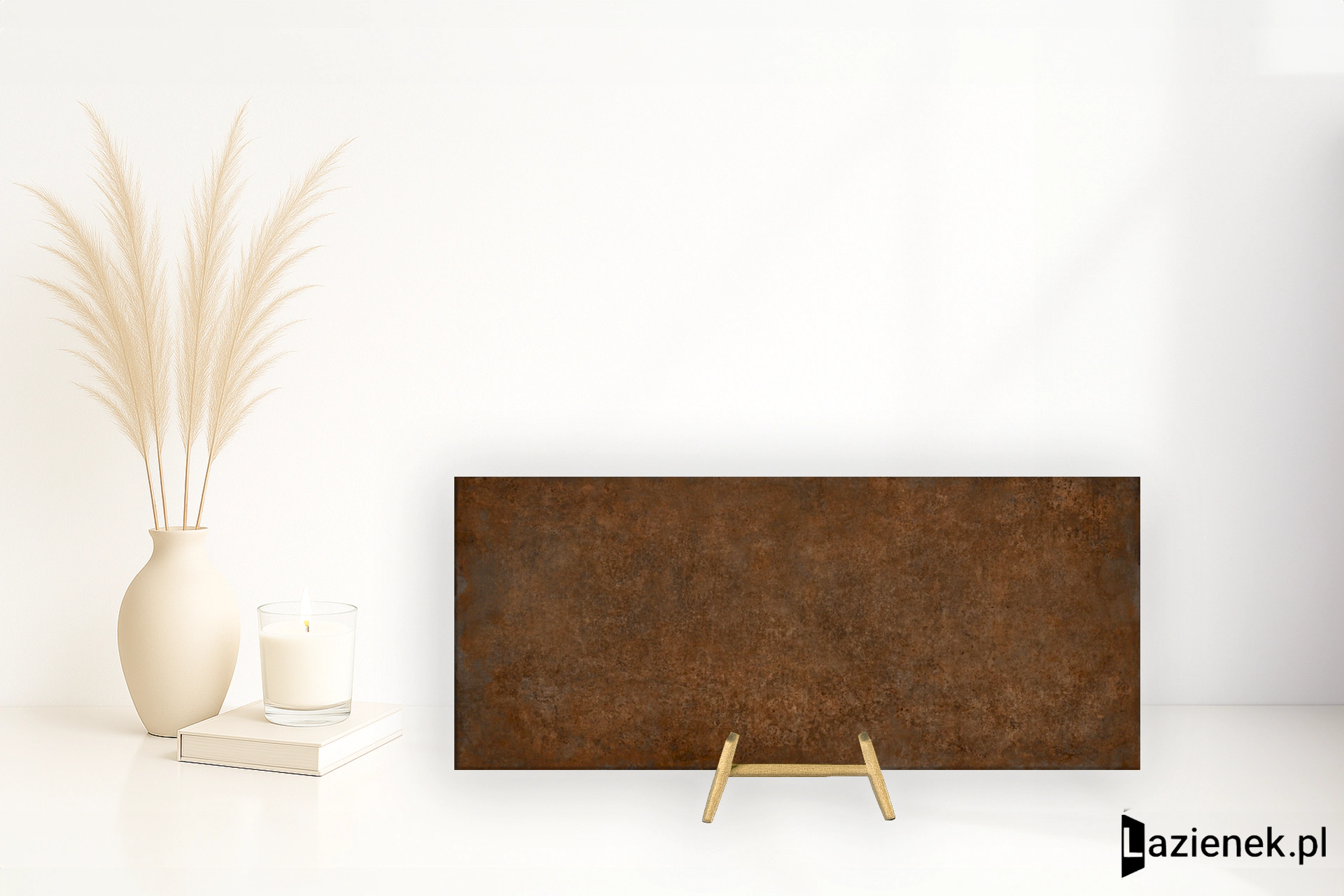 Tagina Metal Corten matowa 120x280 cm gr. 7 mm - płytka rektyfikowana / 124043